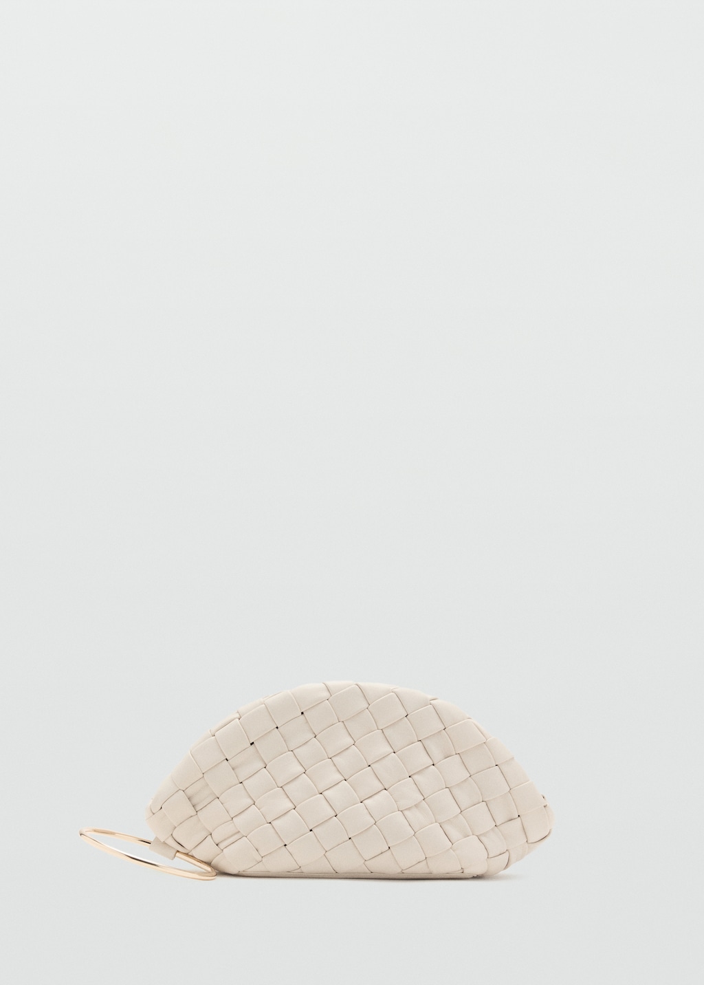 Braided leather clutch bag - image 2