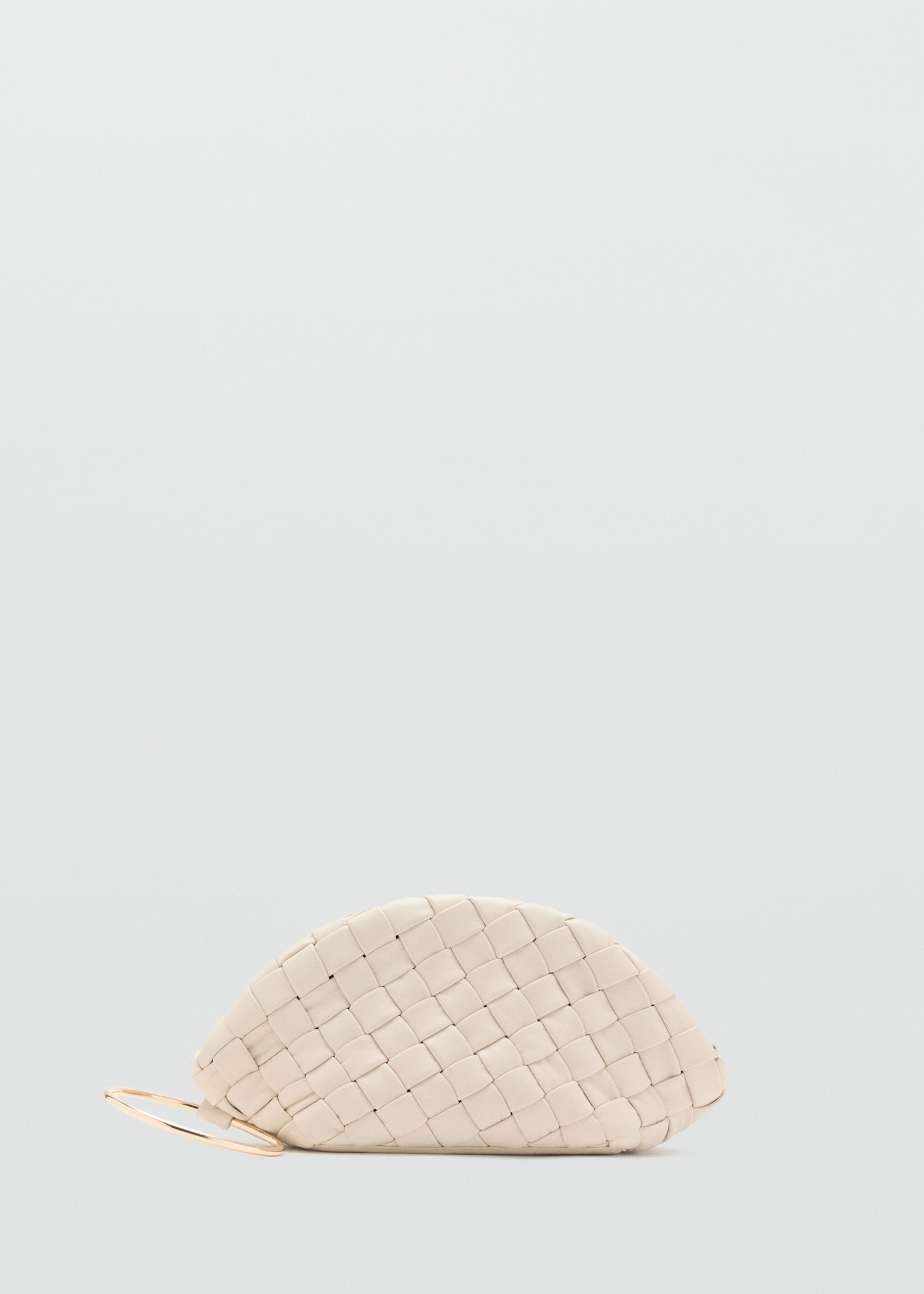 Braided leather handbag - Article without model