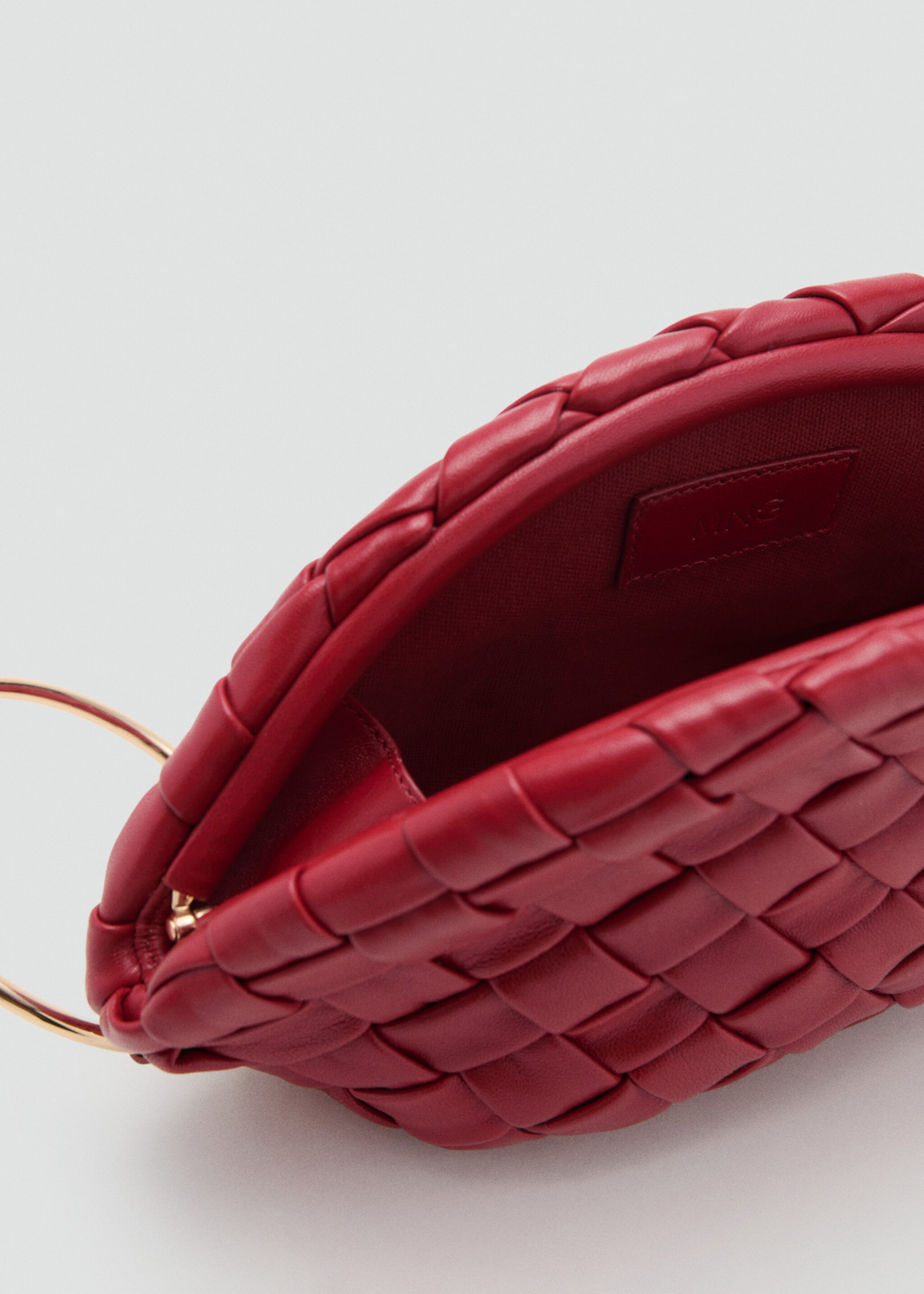 Braided leather handbag - Details of the article 1