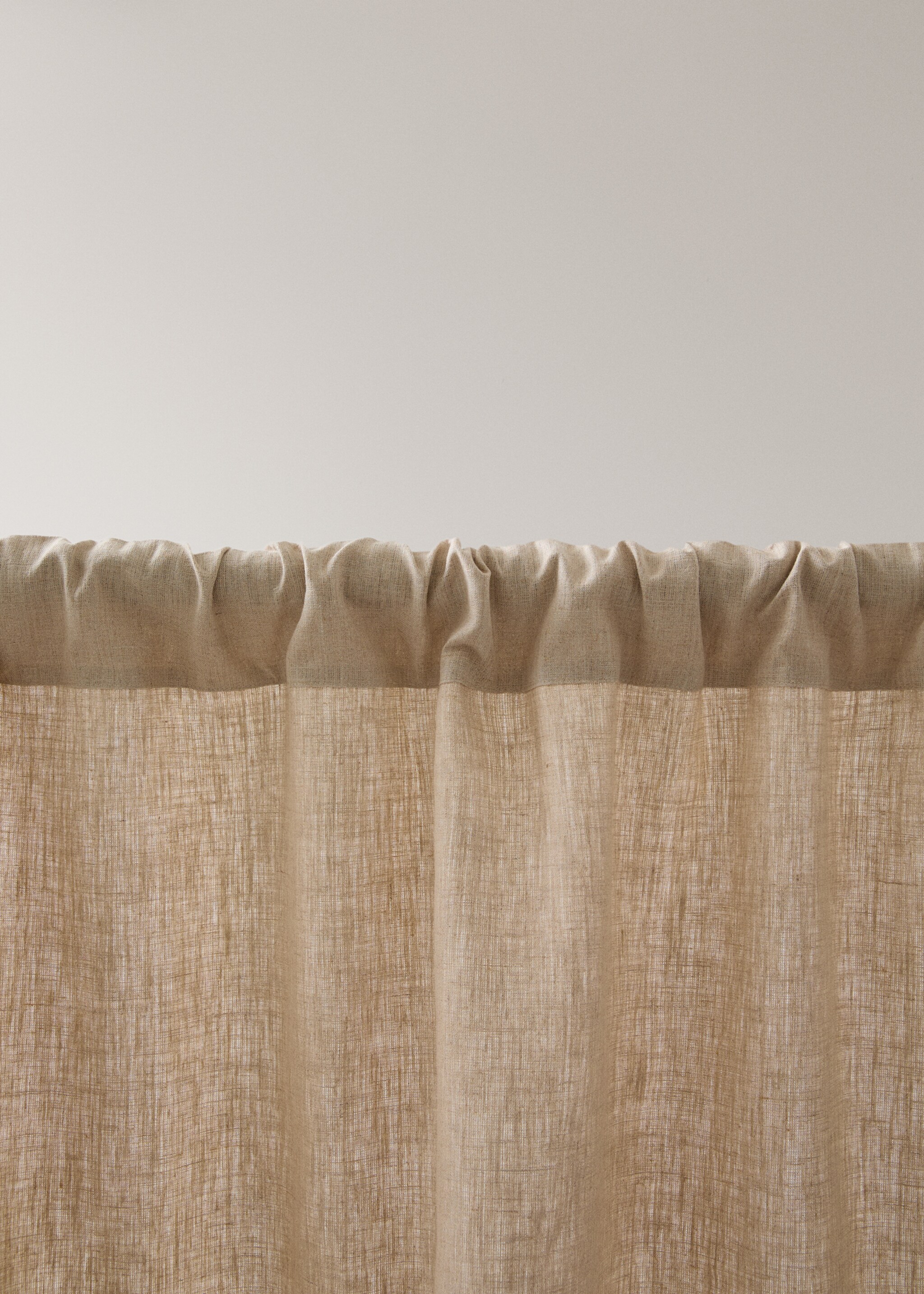 Linen and velvet reversible curtain - Detail van het artikel 4