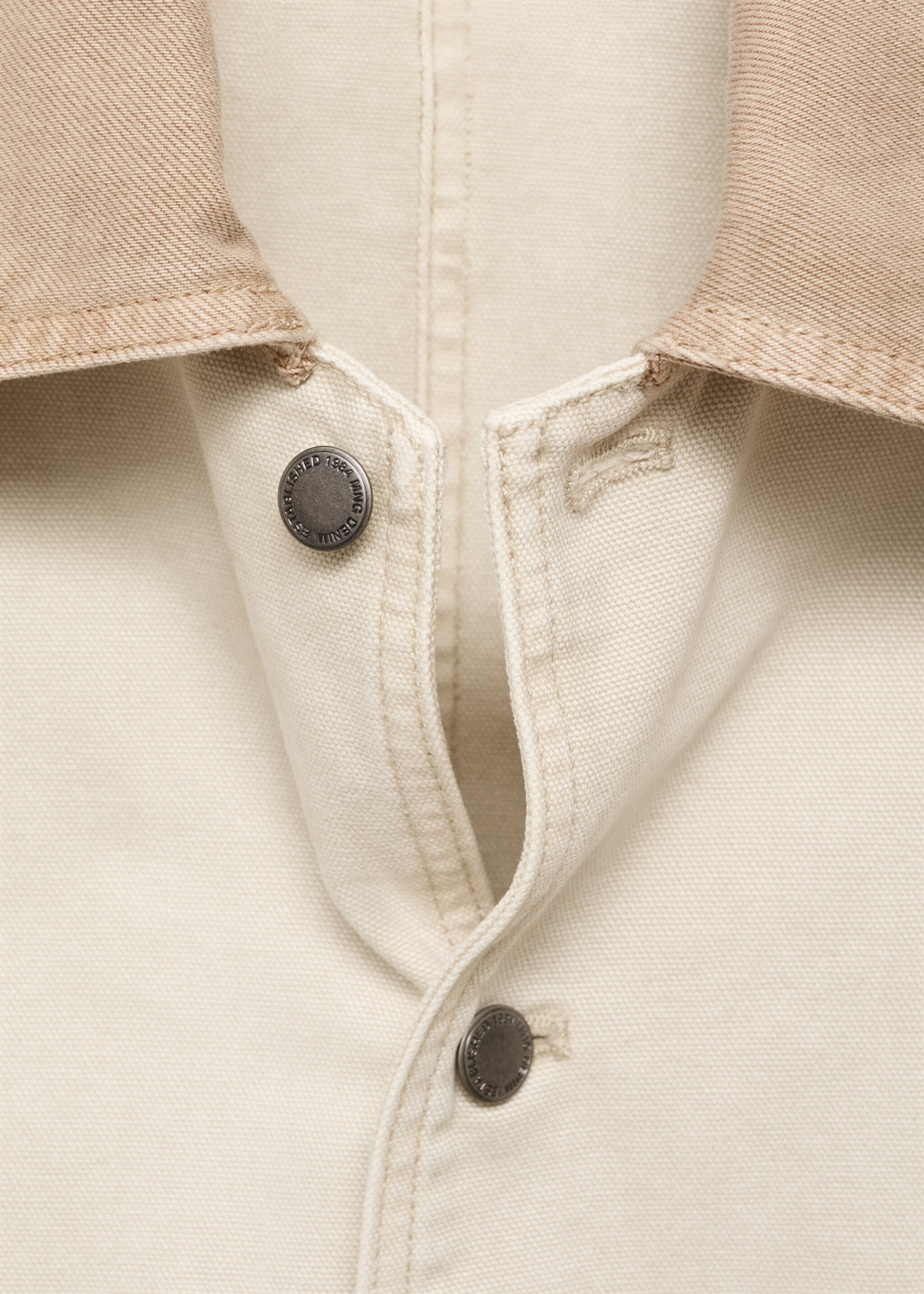 Parka en jean col contrasté - Détail de l'article 8