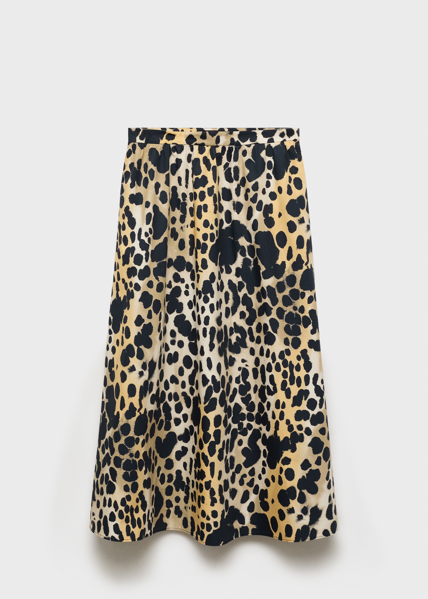 Leopard midi skirt Women MANGO United Kingdom - Main Image