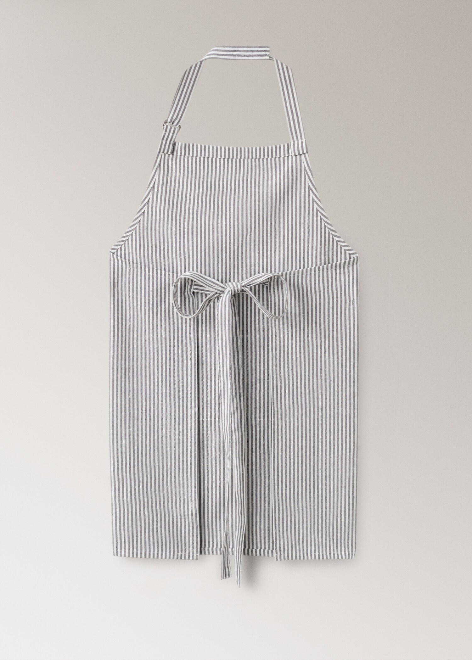 Striped cotton apron - Details of the article 1