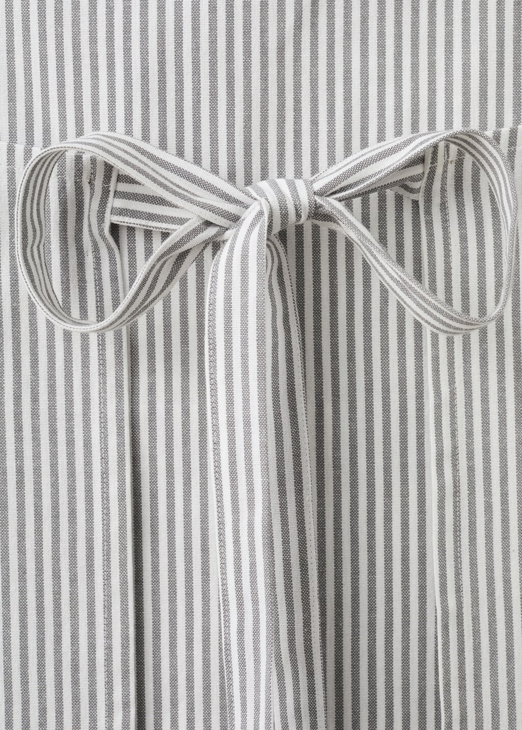Cotton striped apron