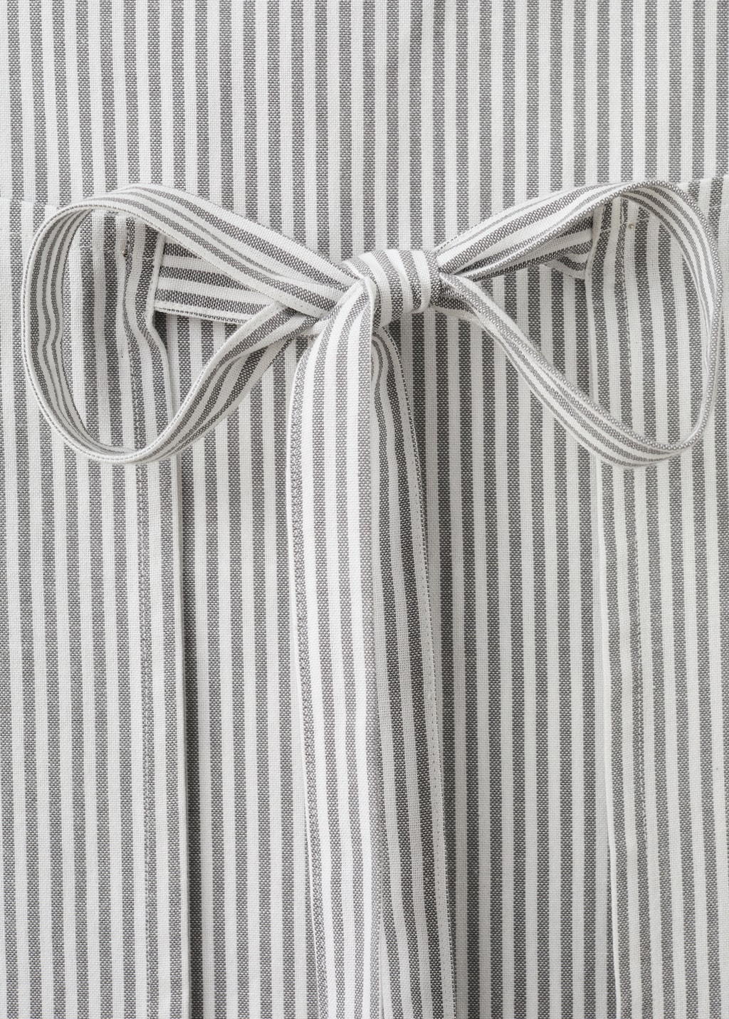 Cotton striped apron
