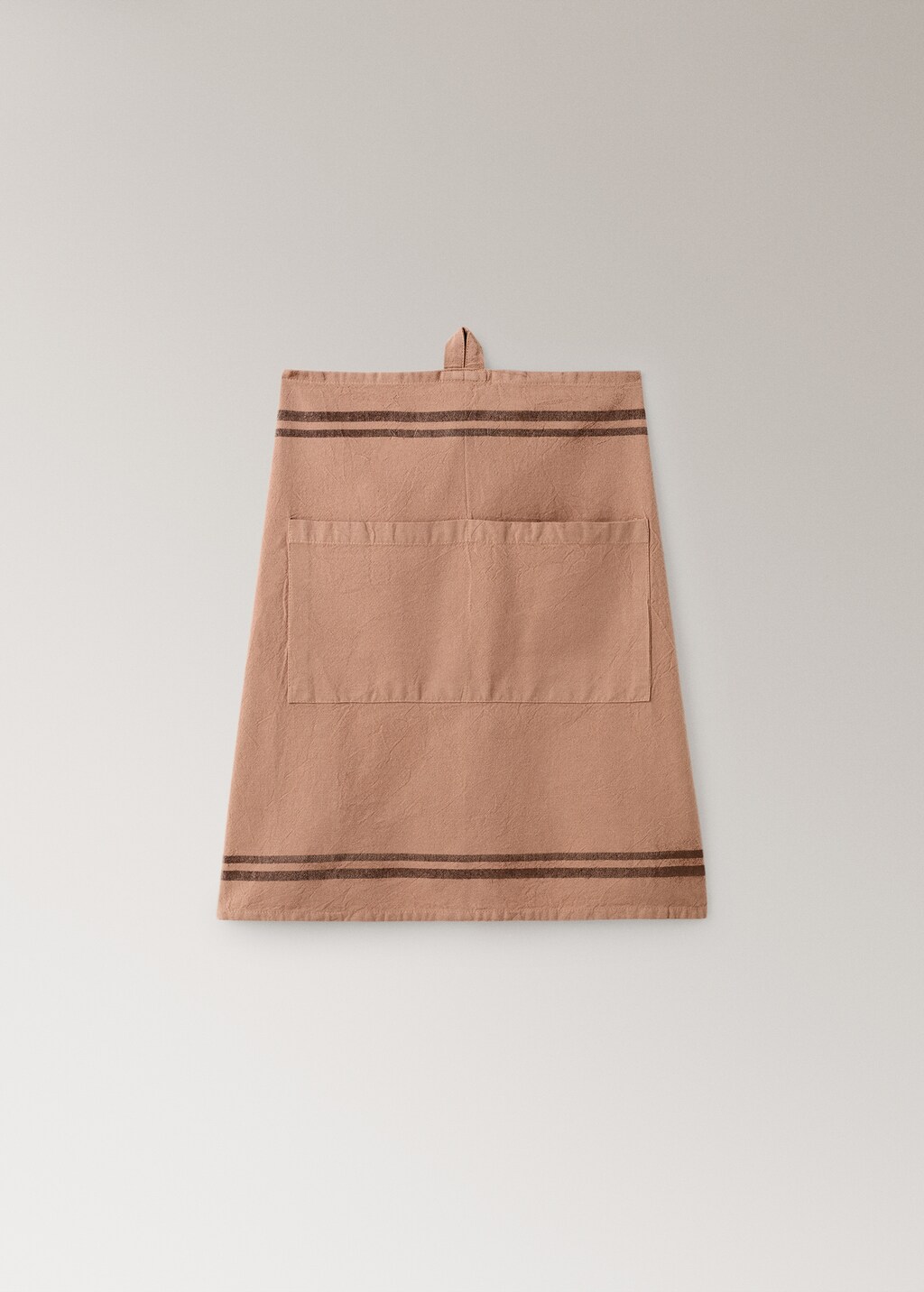 Overdyed striped apron