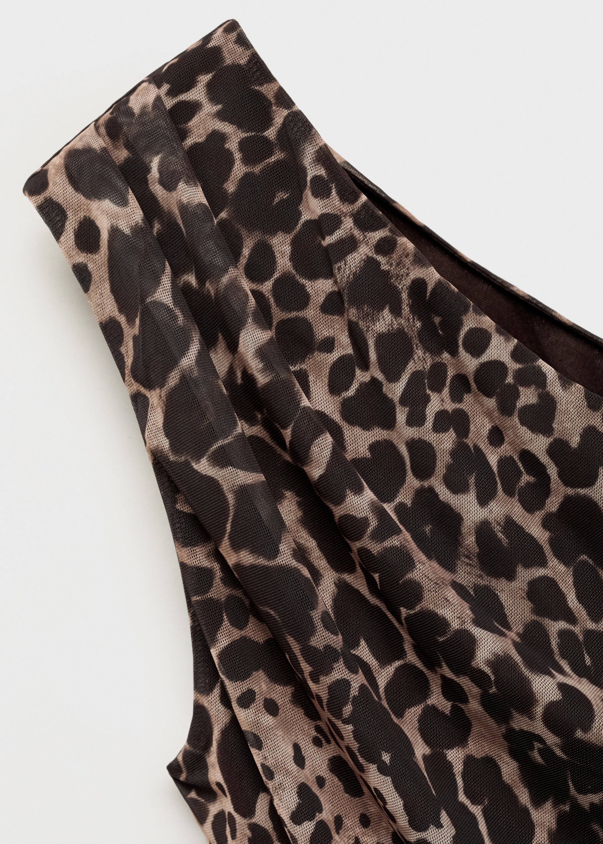 Asymmetrical animal print top - Details of the article 8