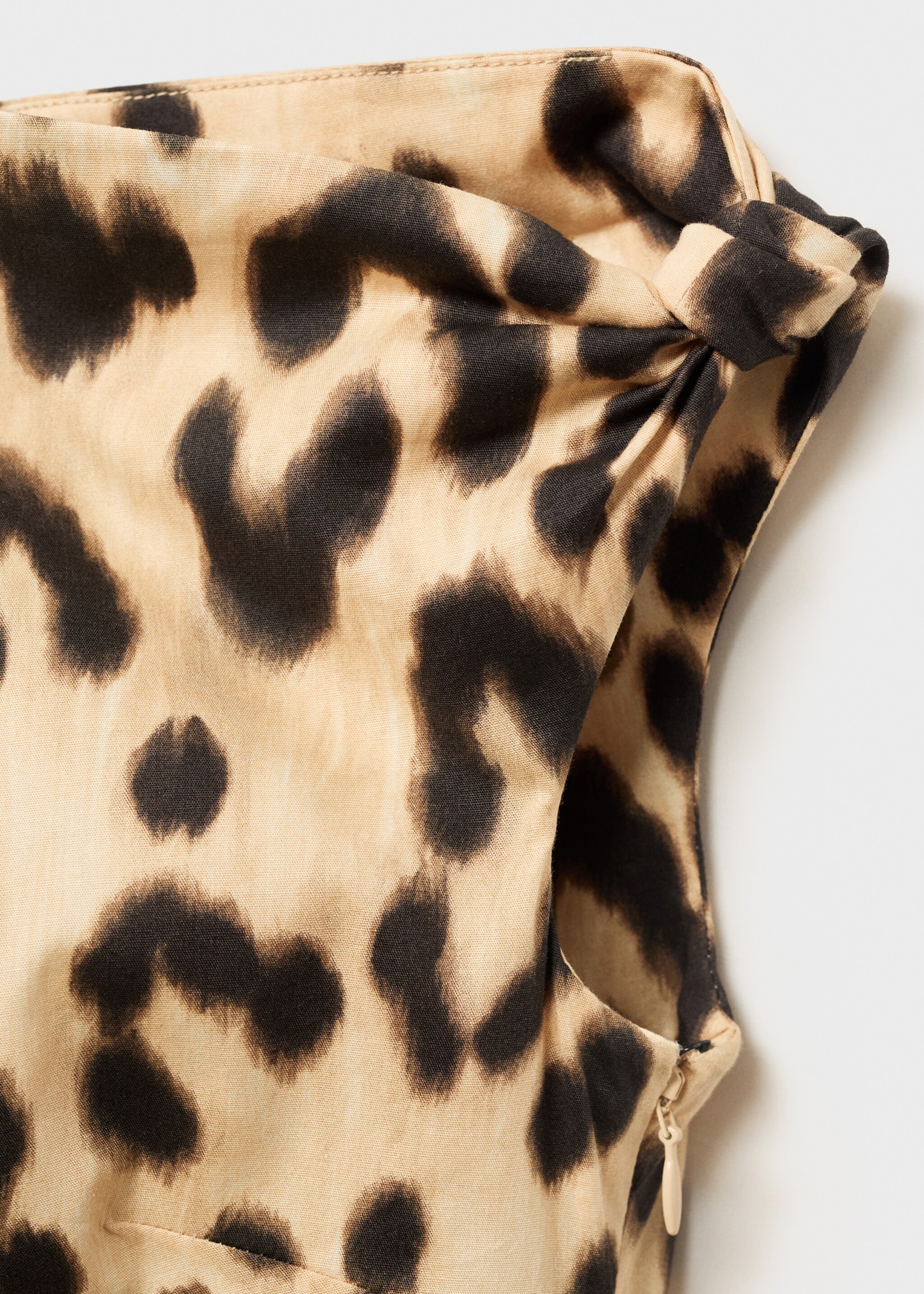 Vestido asimétrico animal print - Detalle del artículo 7