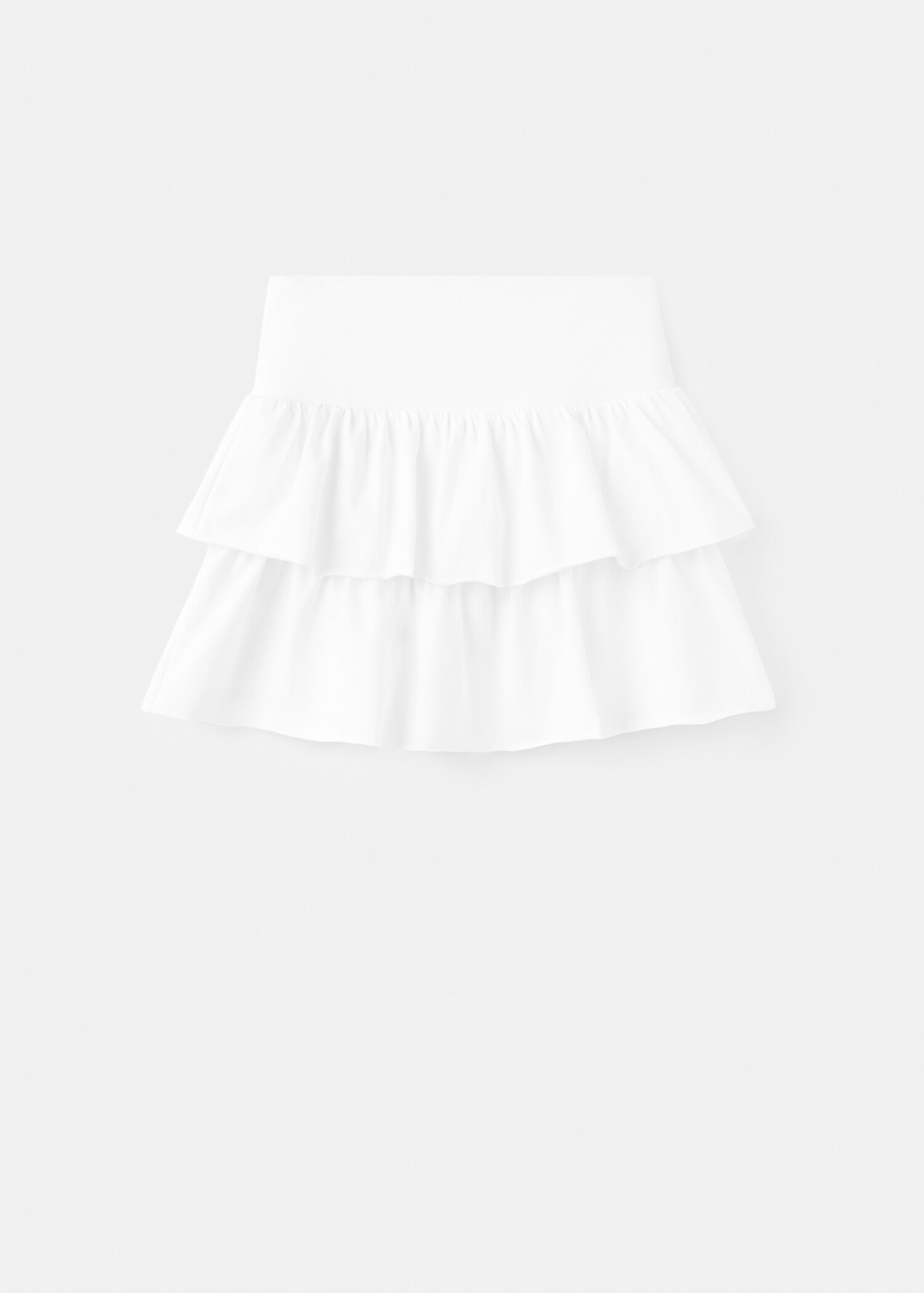 Ruffled cotton skirt - Article without model