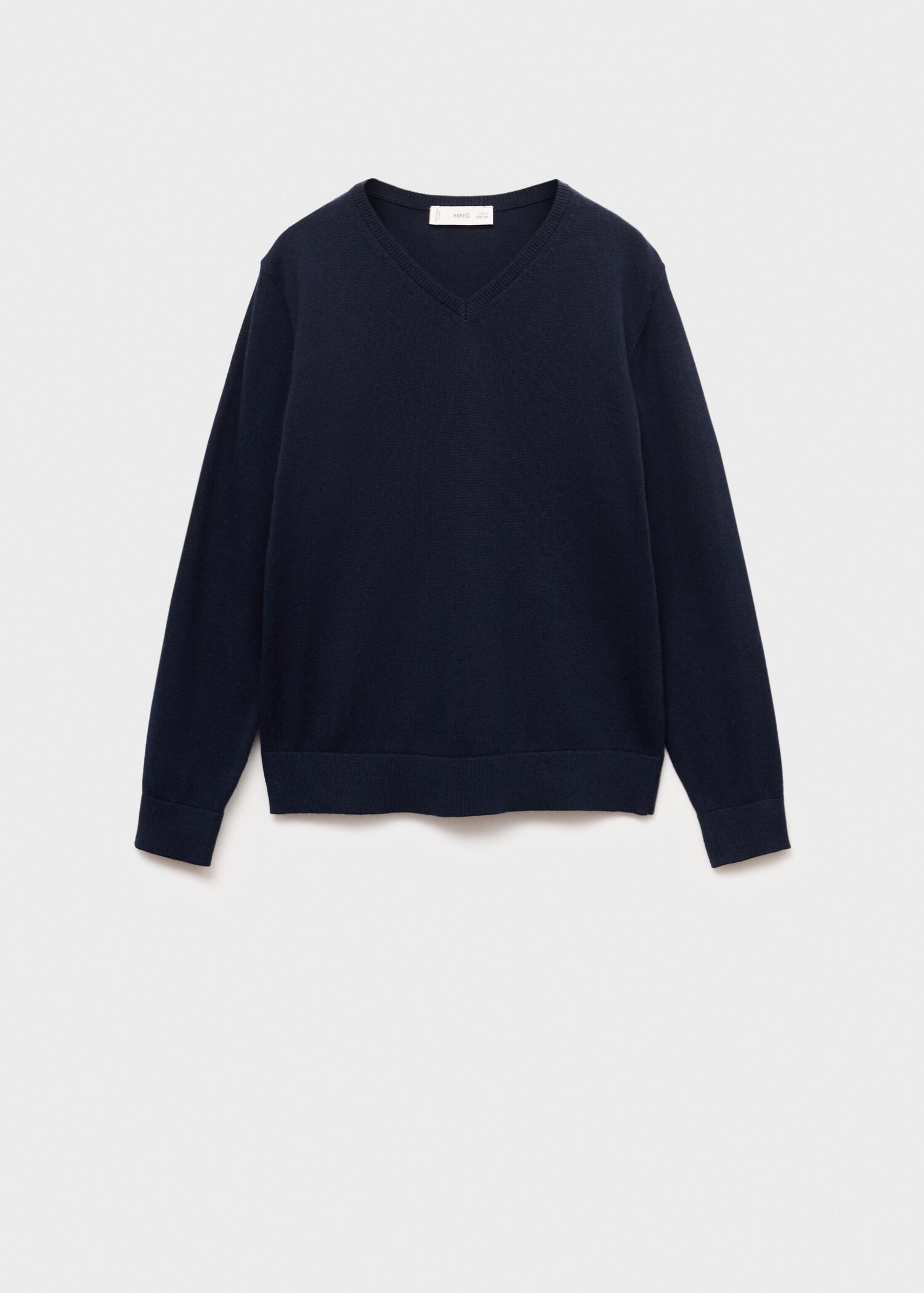 V-neck cotton sweater - Article without model