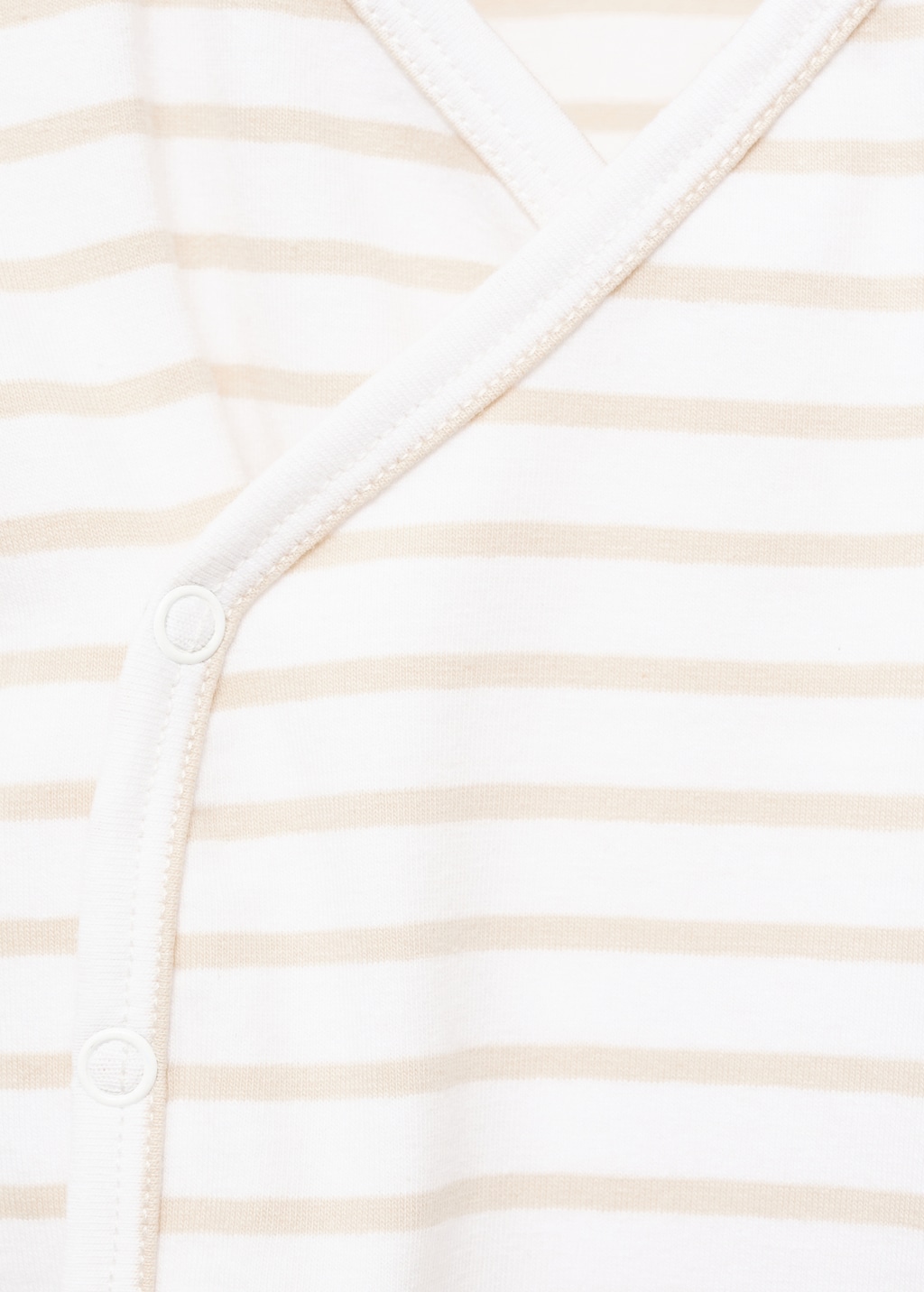 Striped cotton bodysuit