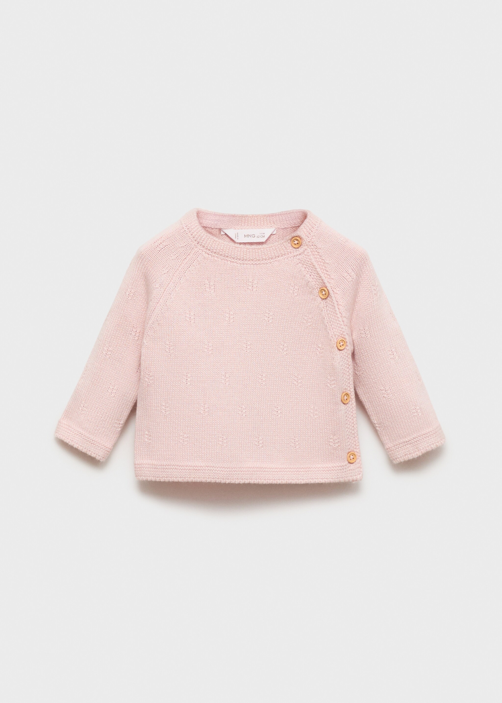 Pull-over maille détail boutons - Article sans modèle