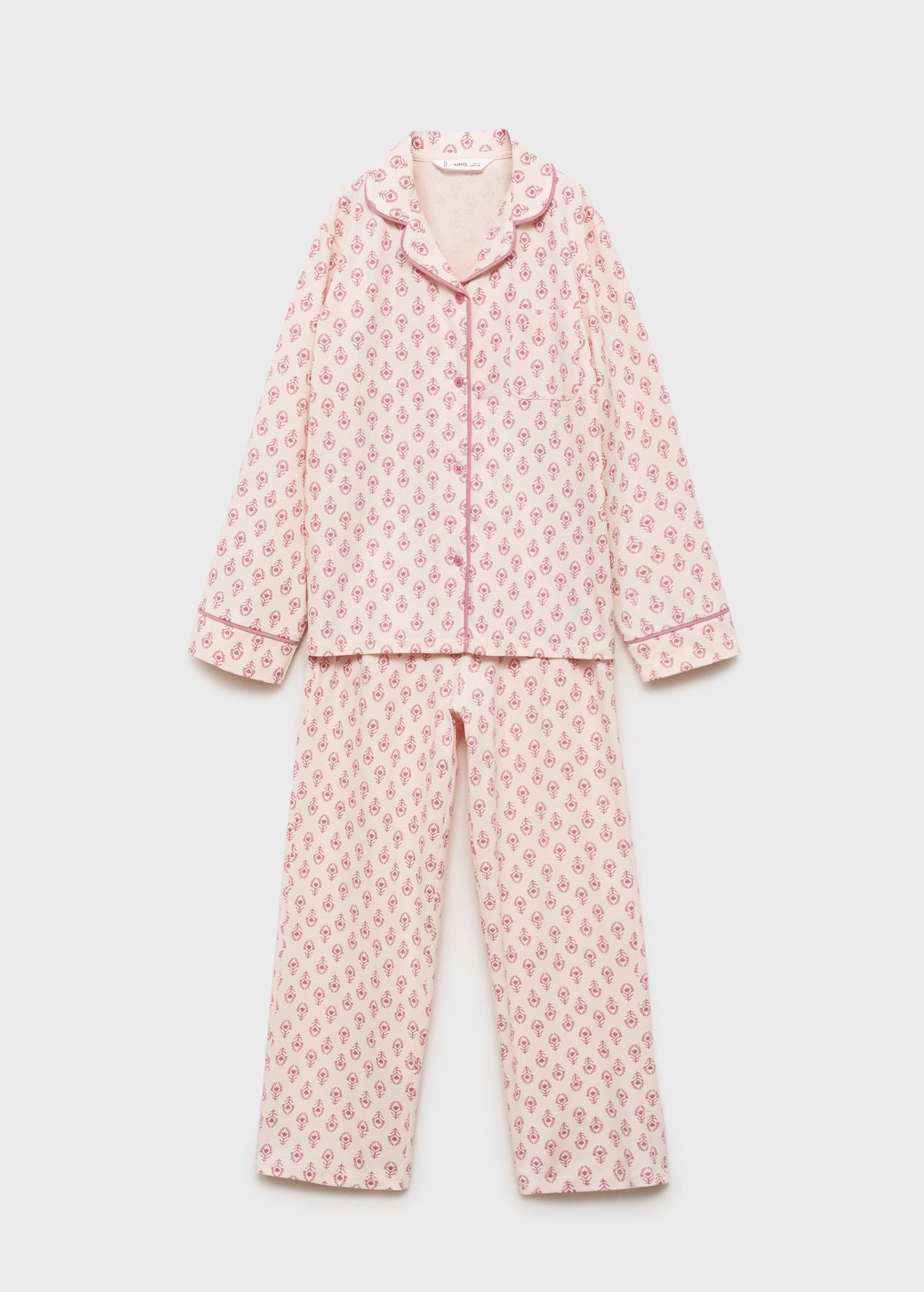 Printed cotton pyjamas
