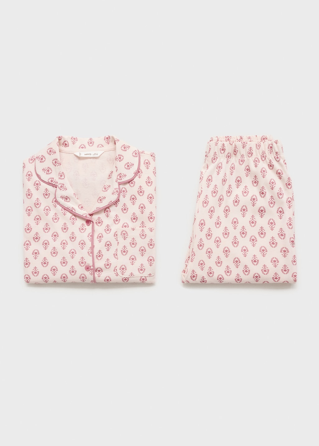 Printed cotton pyjamas