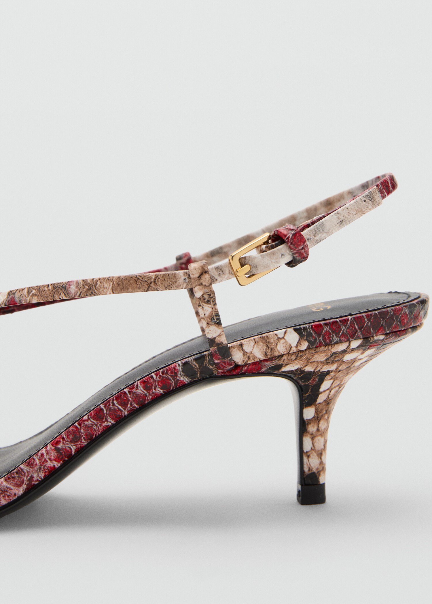 Heeled sandal with hoop detail - Details of the article 1