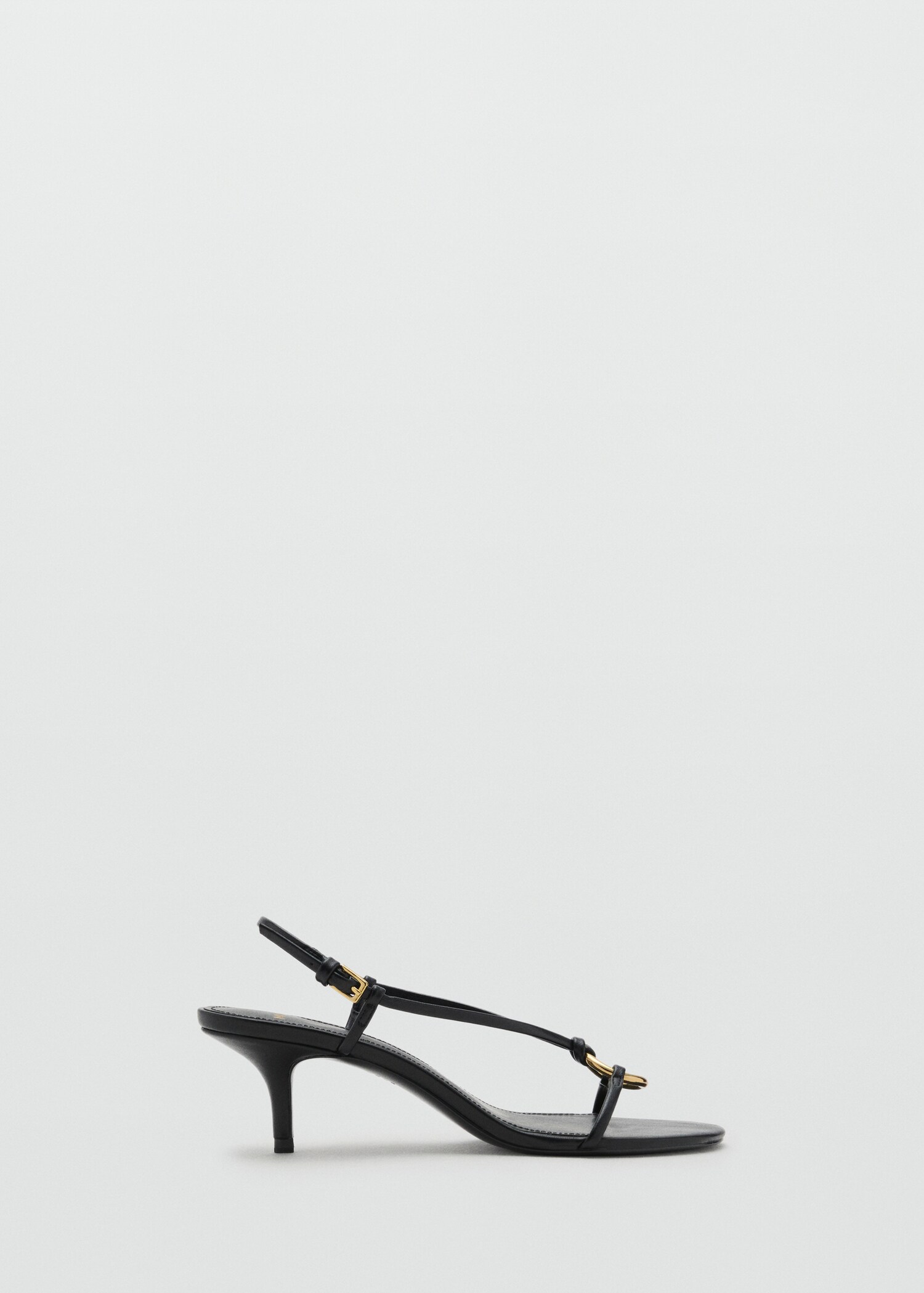 Heeled sandal with hoop detail - Article without model