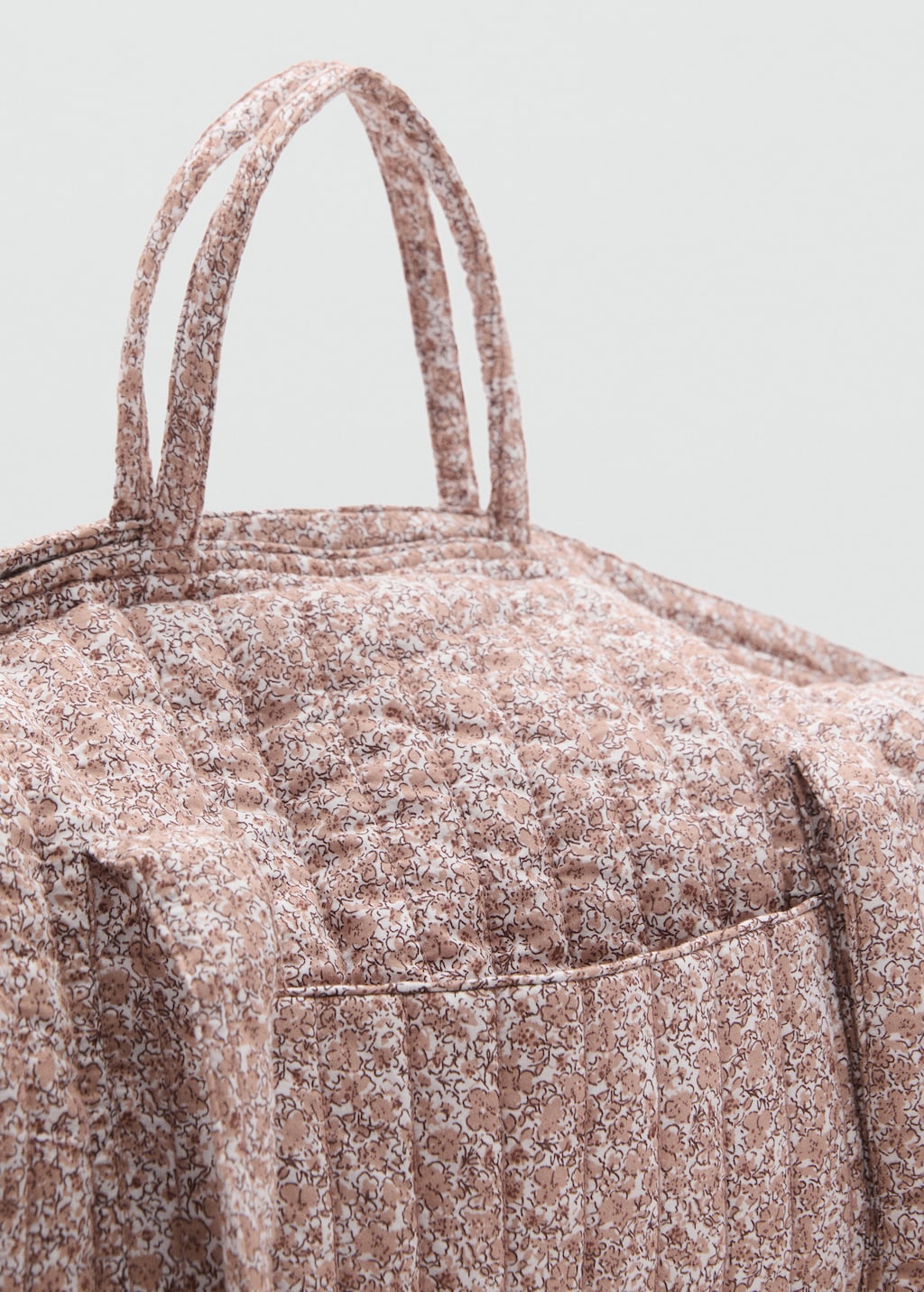 Maternity bag with flowers