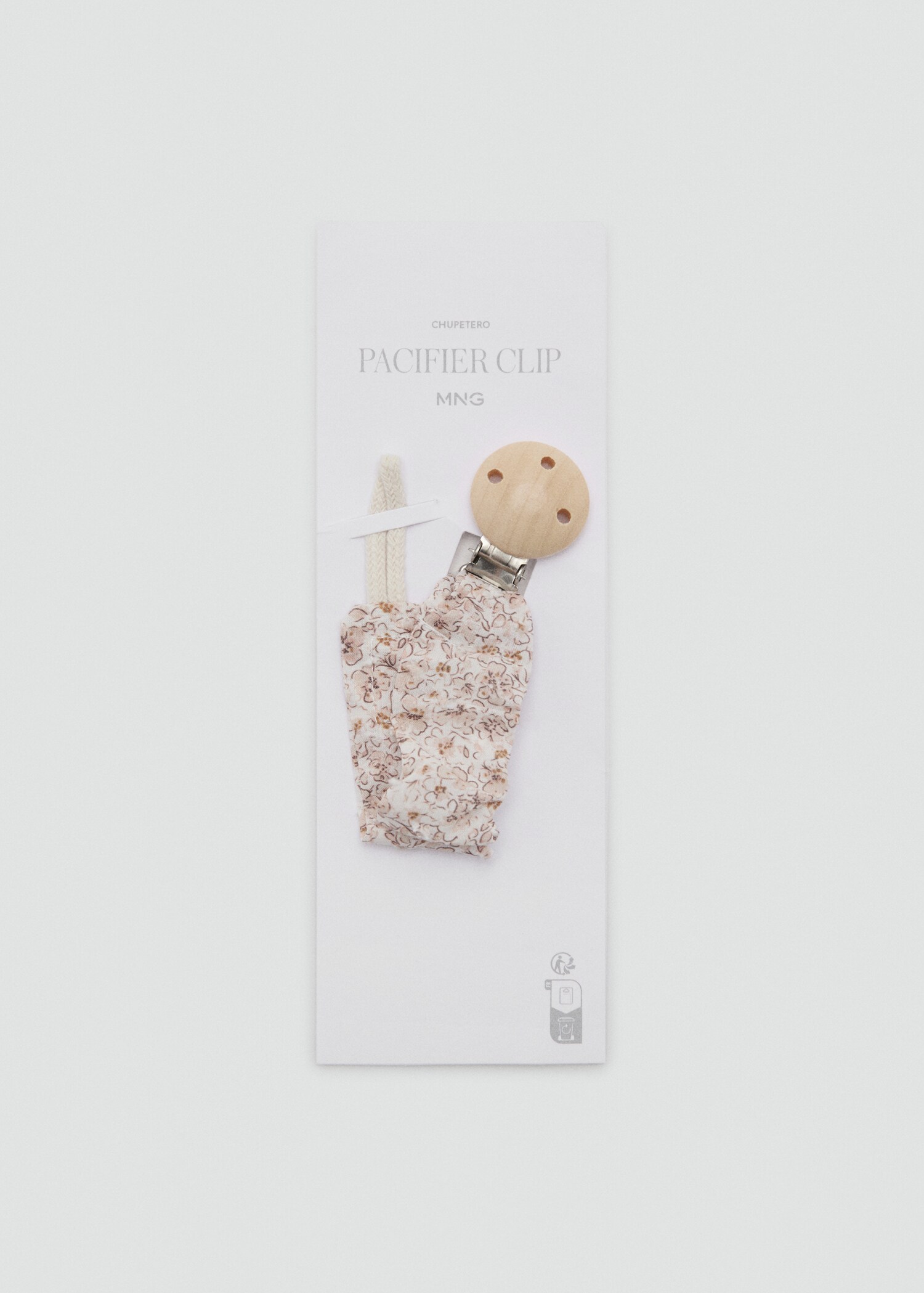 Printed brooch pacifier holder - Details of the article 1