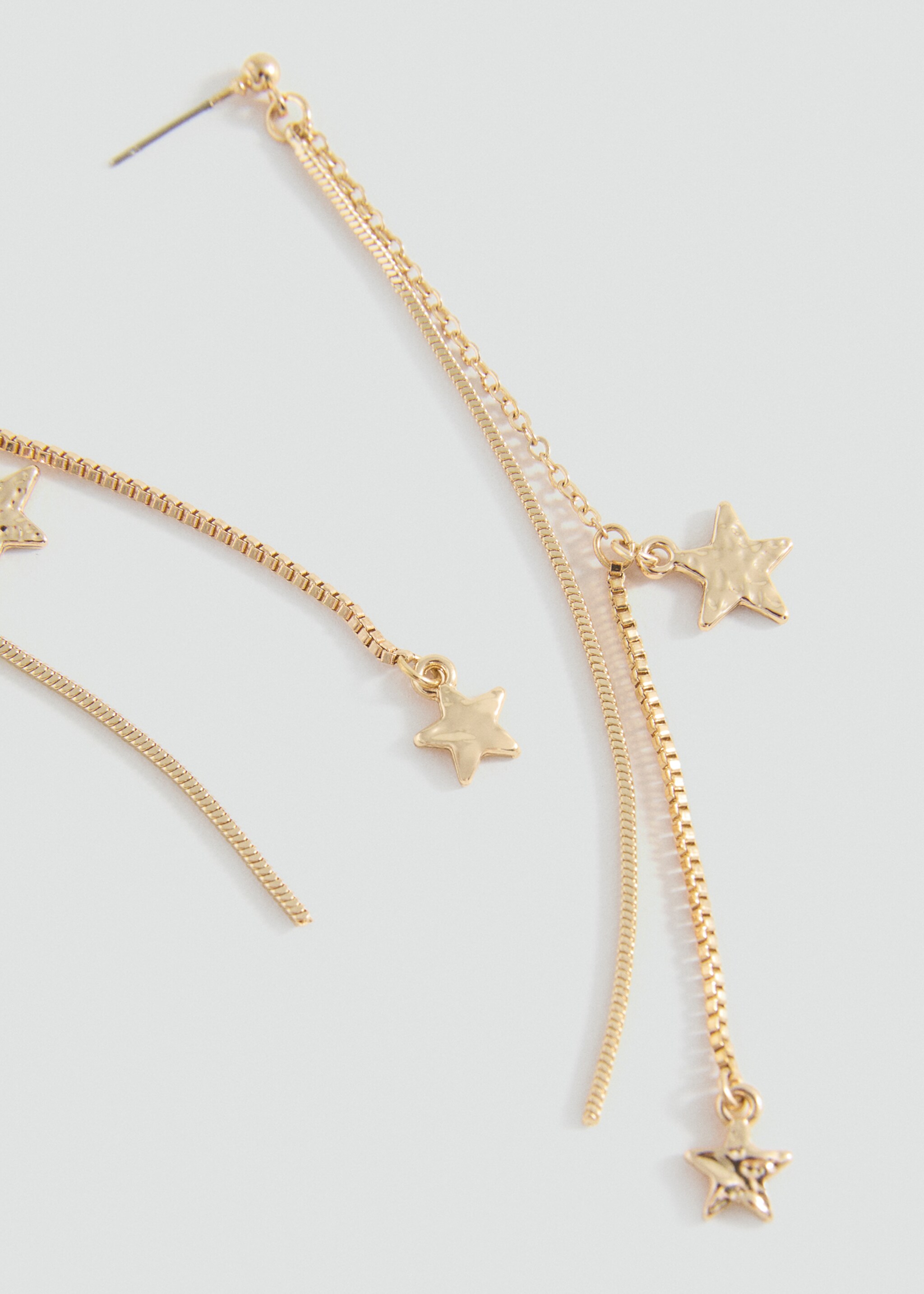 Stars earrings - Medium plane, Gold. Ref: 17063804-00.