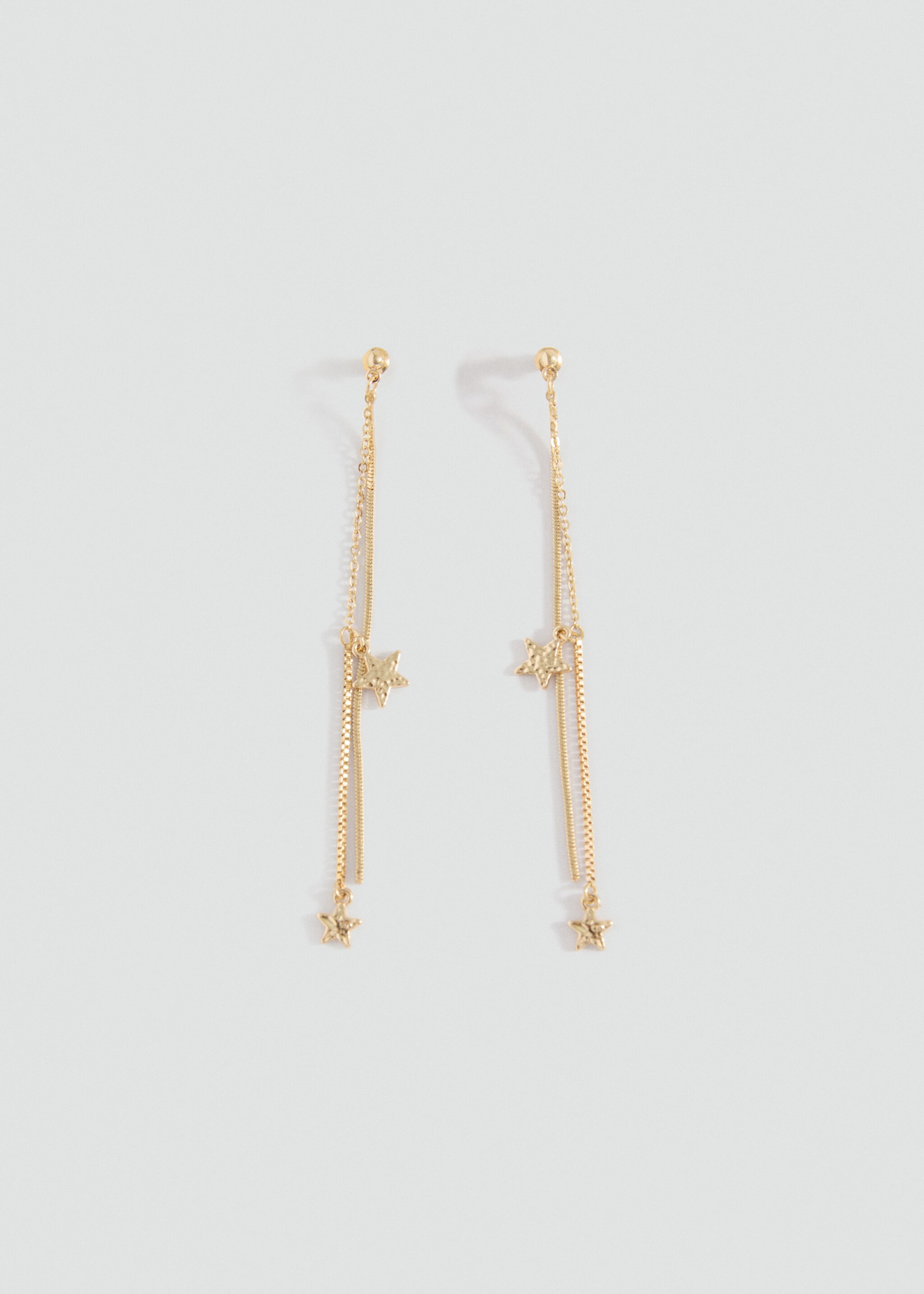 Stars earrings - Article without model, Gold. Ref: 17063804-00.