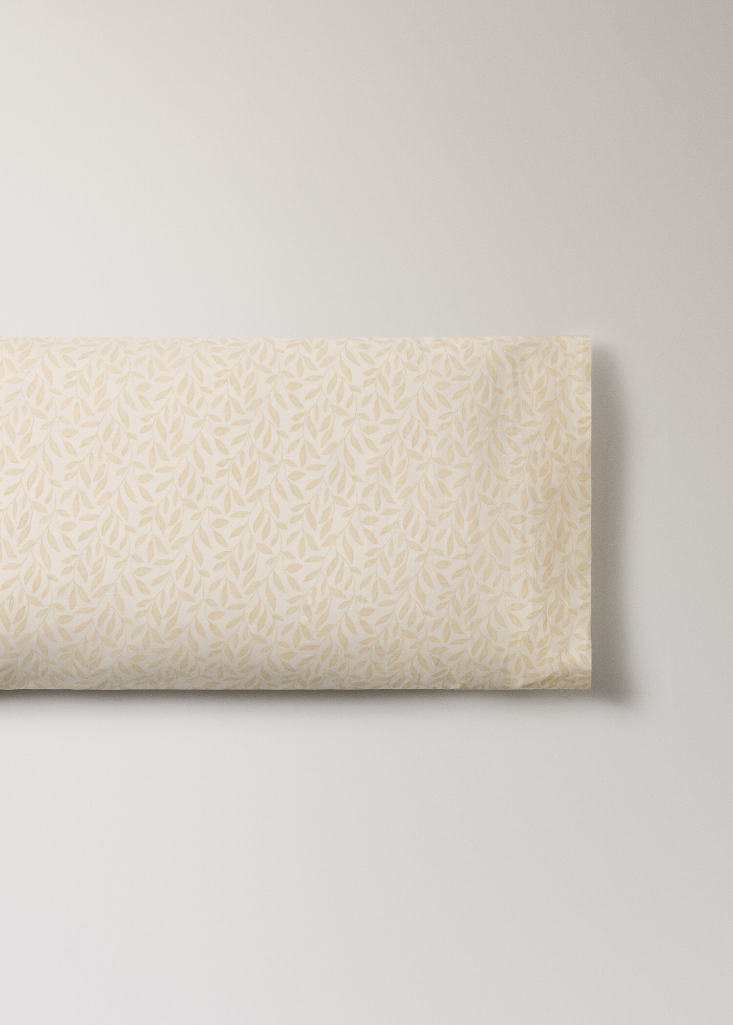Funda almohada algodón percal estampado hojas 45x110 cm - Artículo sin modelo