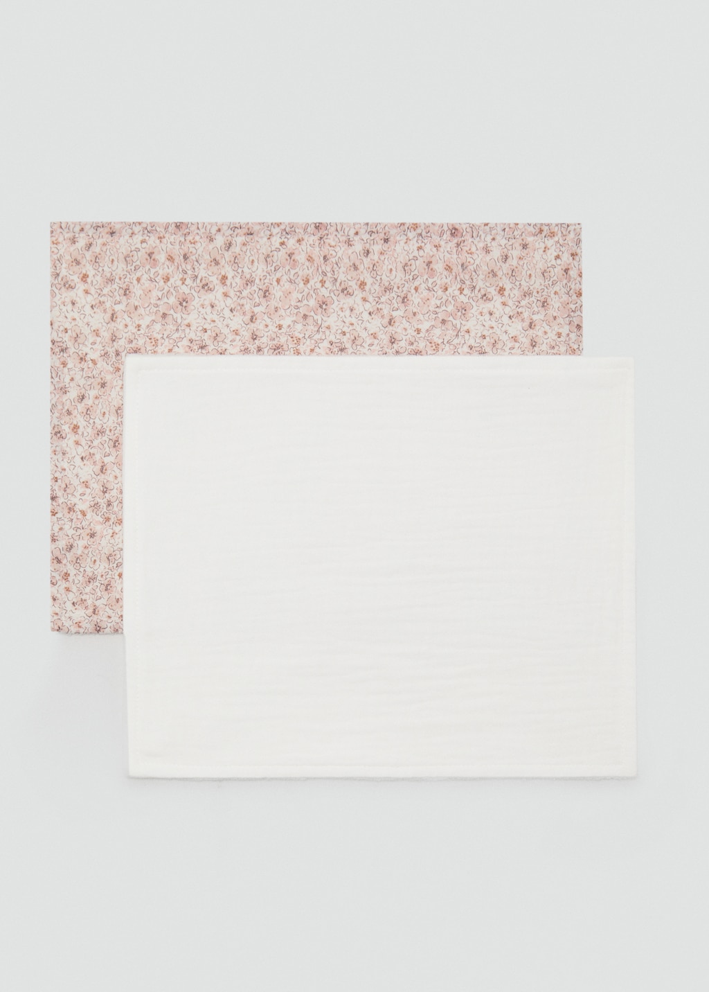 Pack of 2 printed cotton shawls