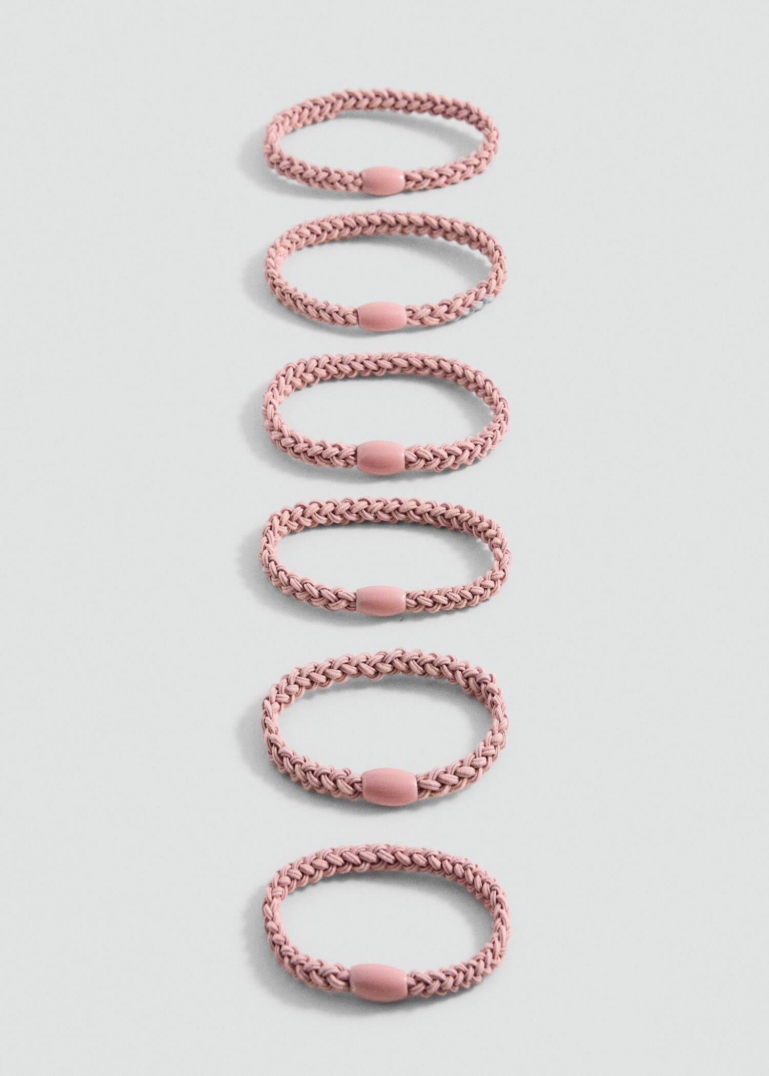 6-pack hårgummiband - Bild av mittparti