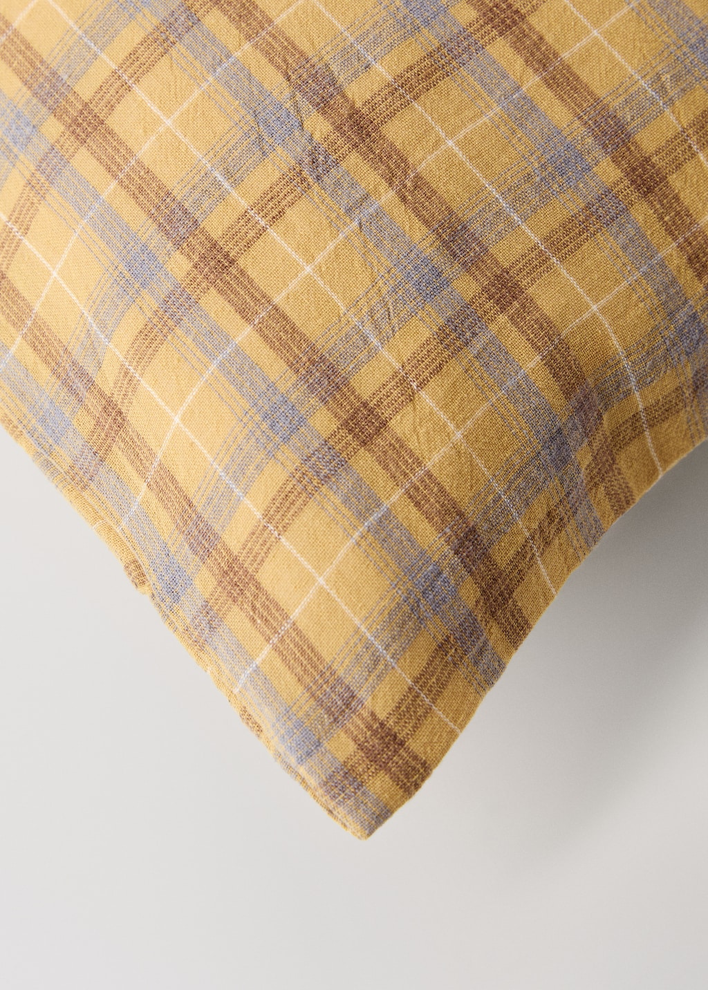 Multi-colored checked children's cushion cover 40x60 cm