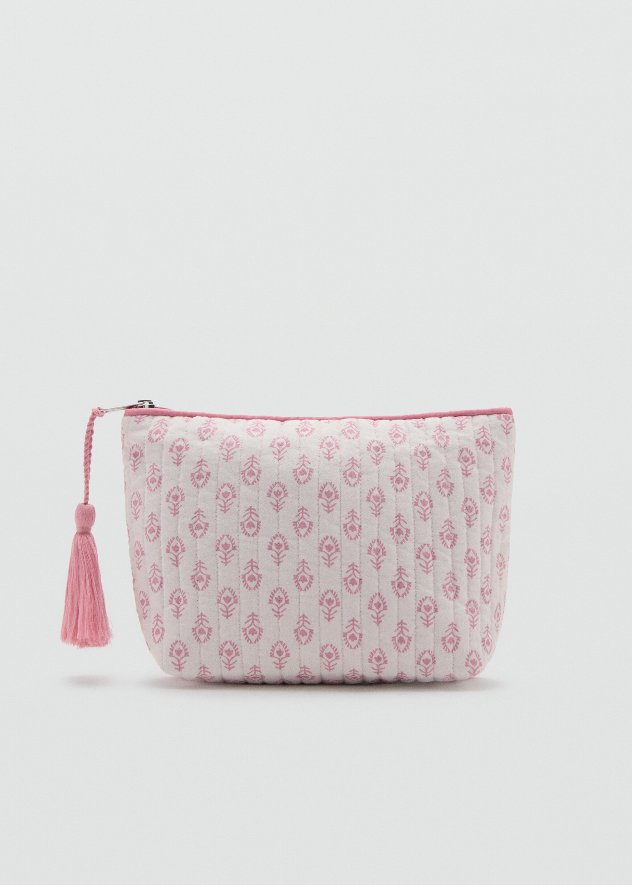 Printed cosmetic bag - Артикул без модел, Бледо розово. Ref: 17063825-00.