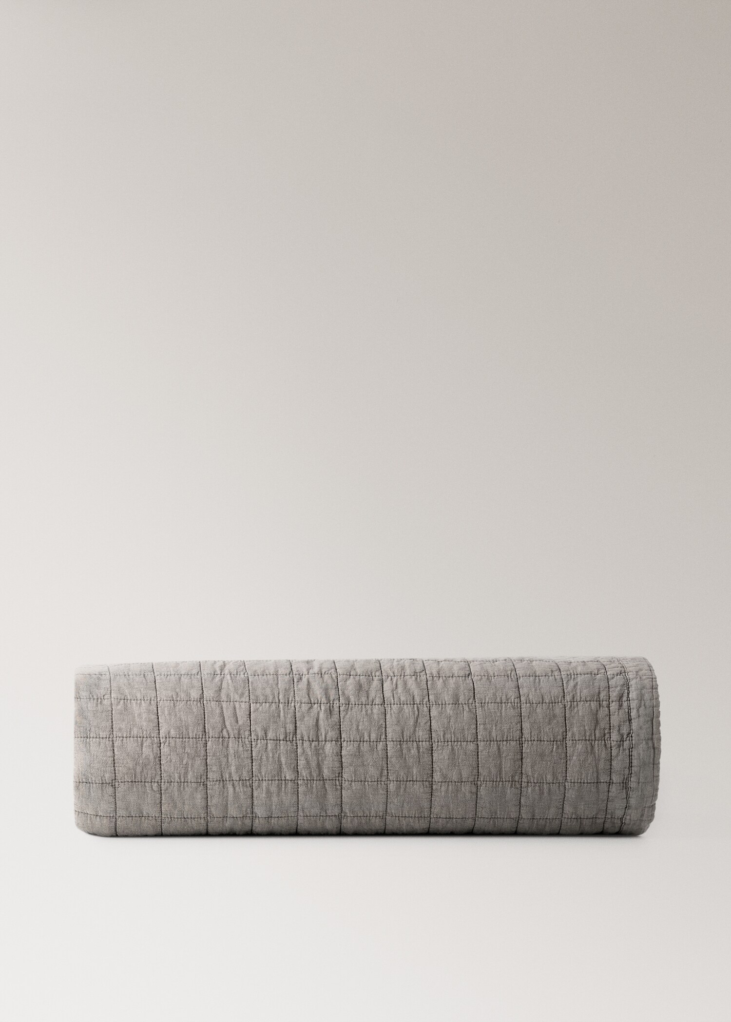 Washed cotton check bedspread for 90/105 cm bed - Article without model