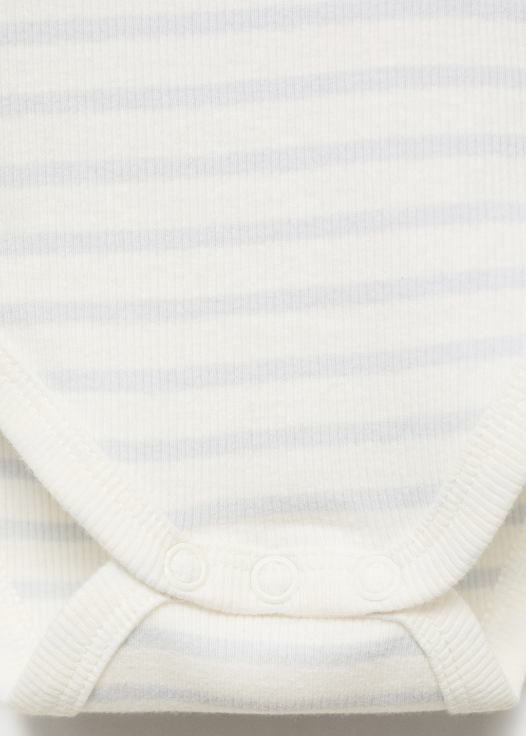 Cotton striped baby bodysuit
