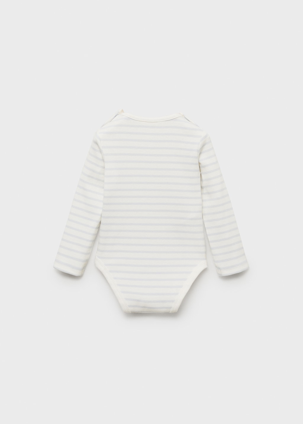 Cotton striped baby bodysuit