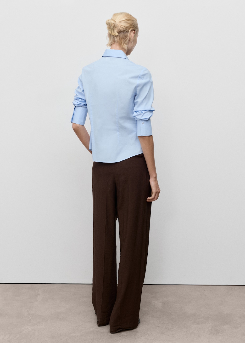 digneディニュpoplin shirt Men's Cotton poplin shirt with patches | Black | Diesel