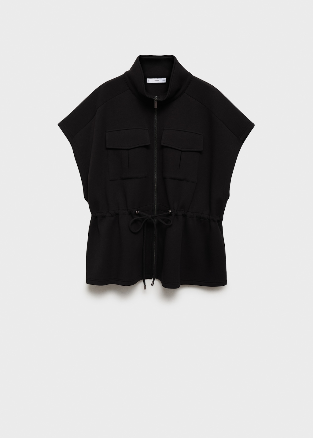 Short-sleeved jacket with adjustable waistband - Women