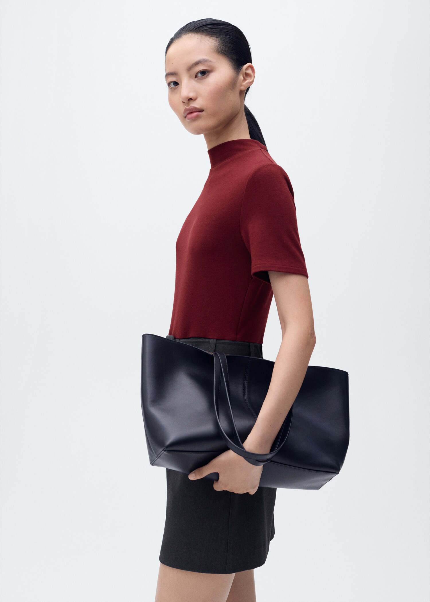 Short dress with belt - Medium plane