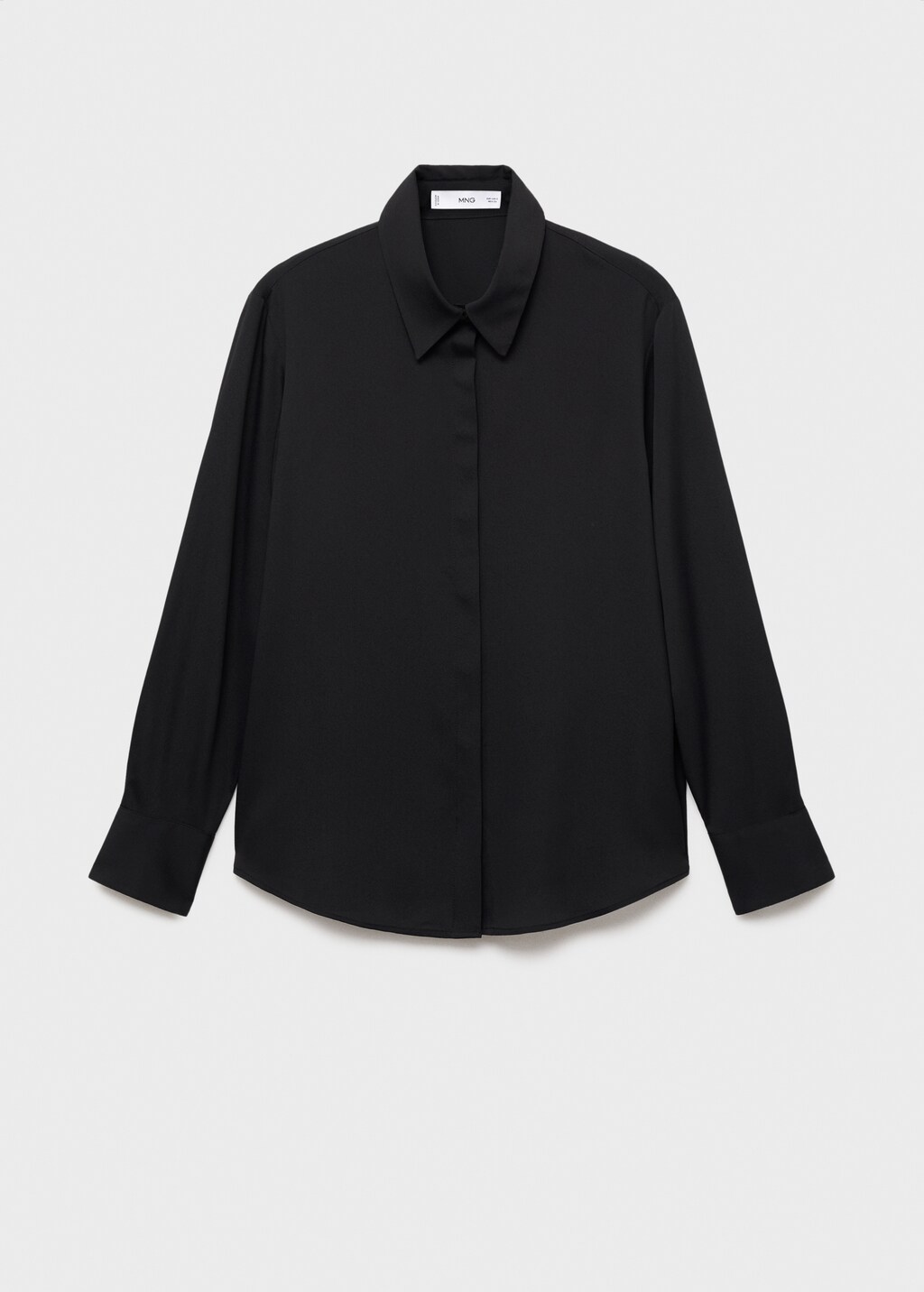 Fluid long-sleeved blouse - image 2