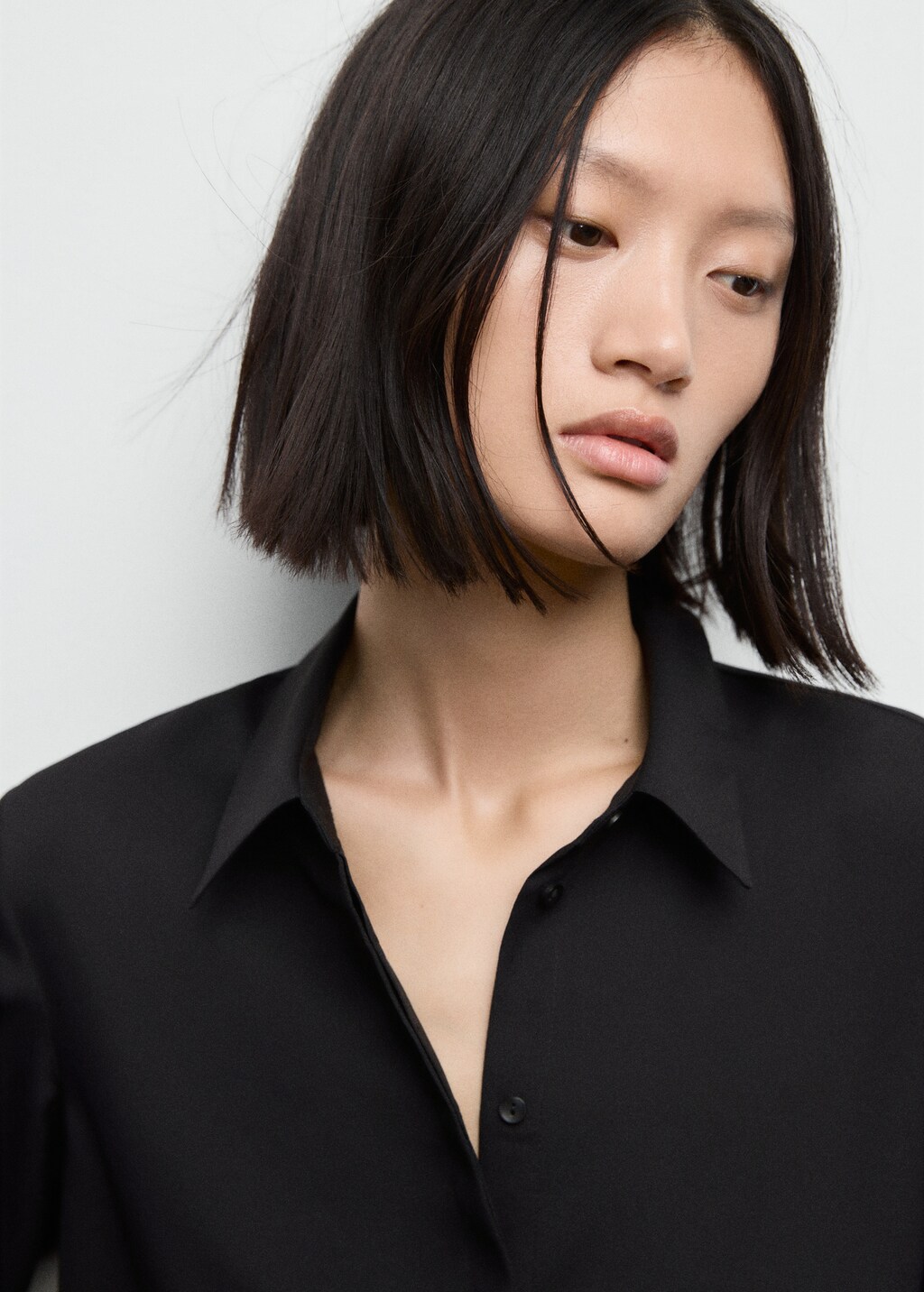 Fluid long-sleeved blouse - image 5