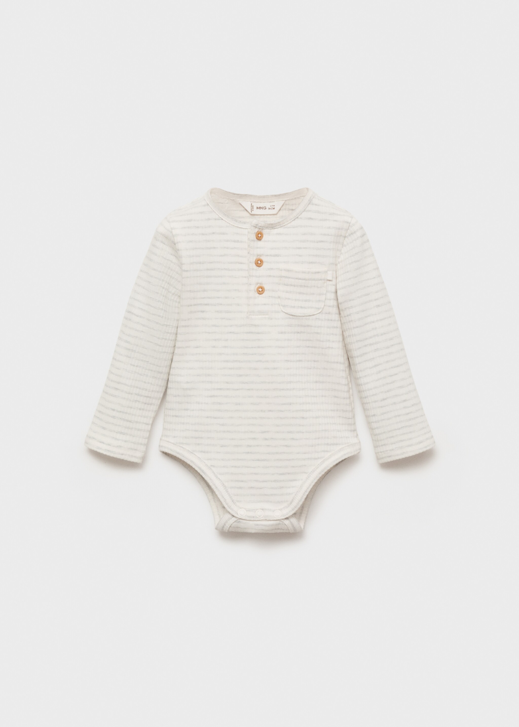 Body coton rayures - Article sans modèle