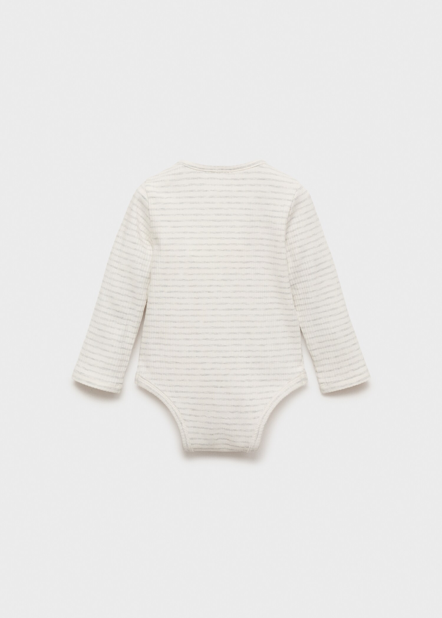 Body coton rayures - Verso de l’article