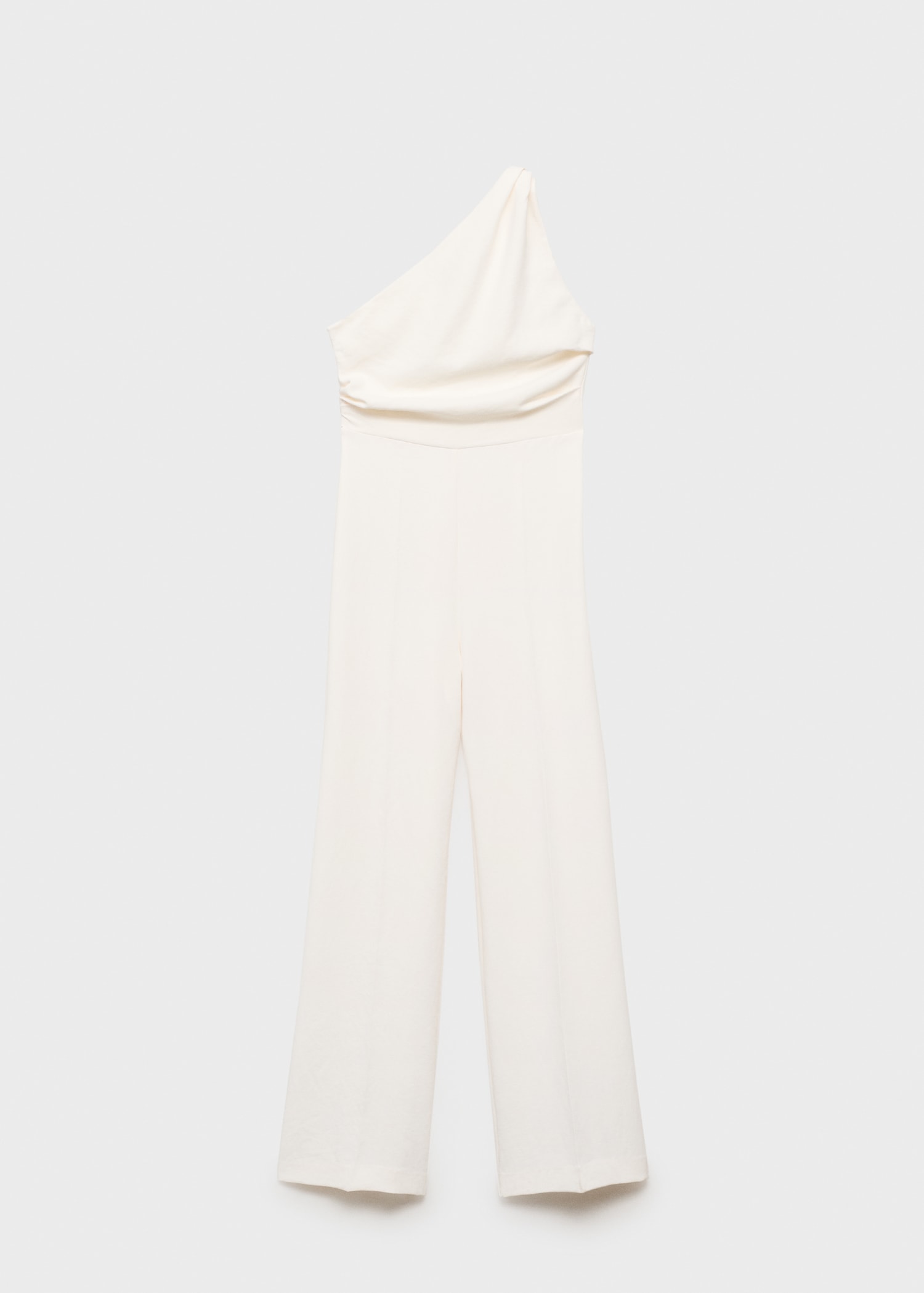Long jumpsuit with asymmetrical neck - Article without model