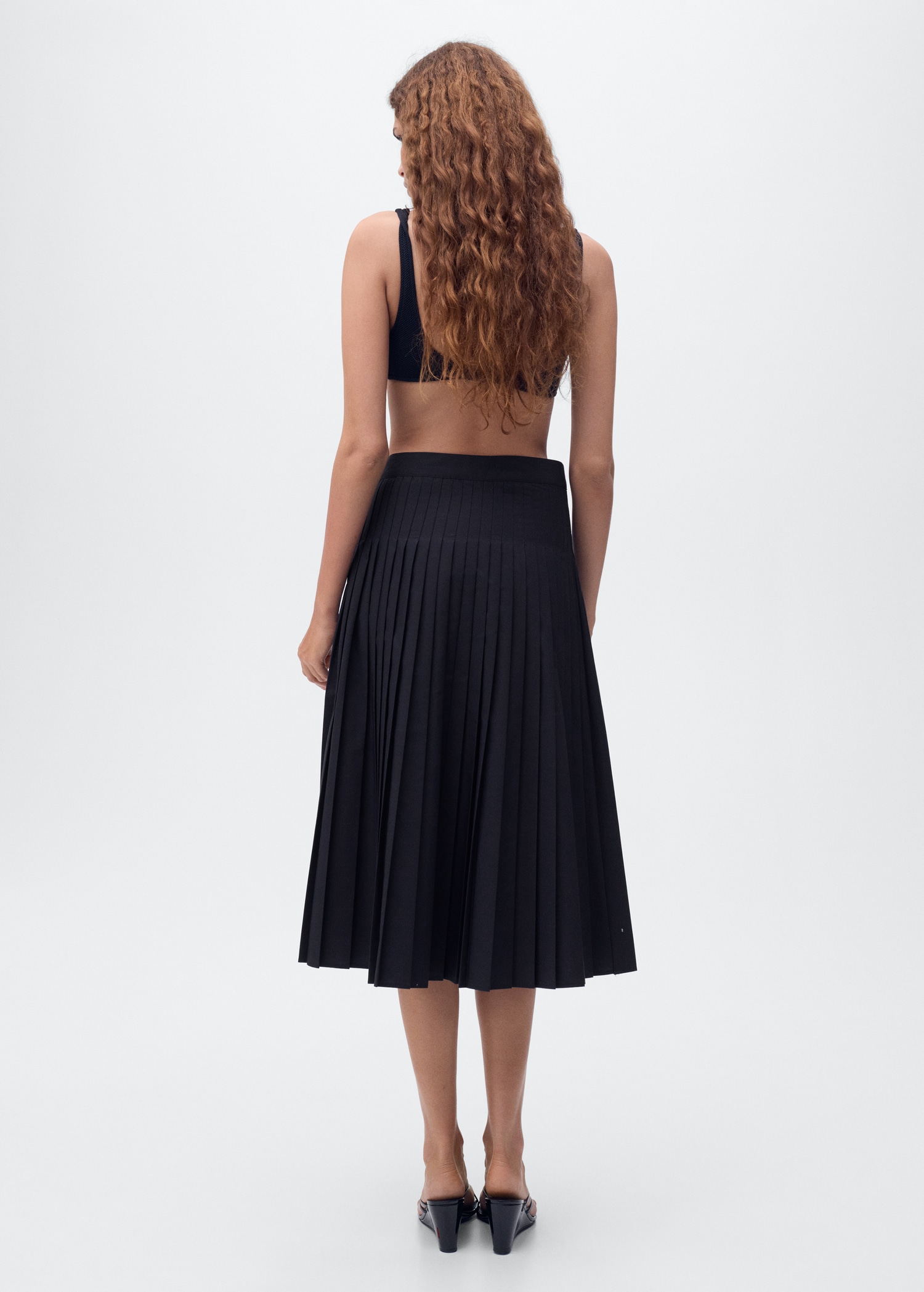 Pleated midi skirt MNG Australia - Main Image