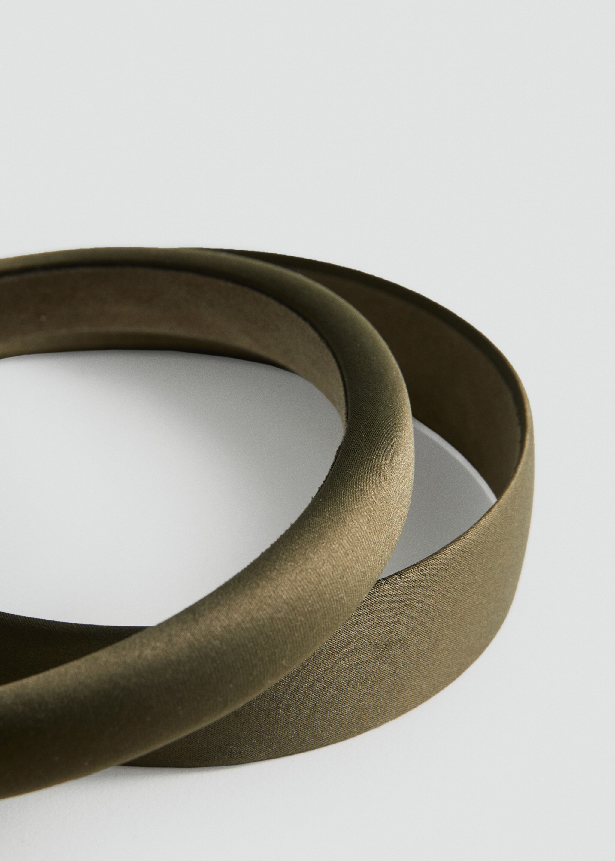 Set of 2 satin headbands - Medium plane
