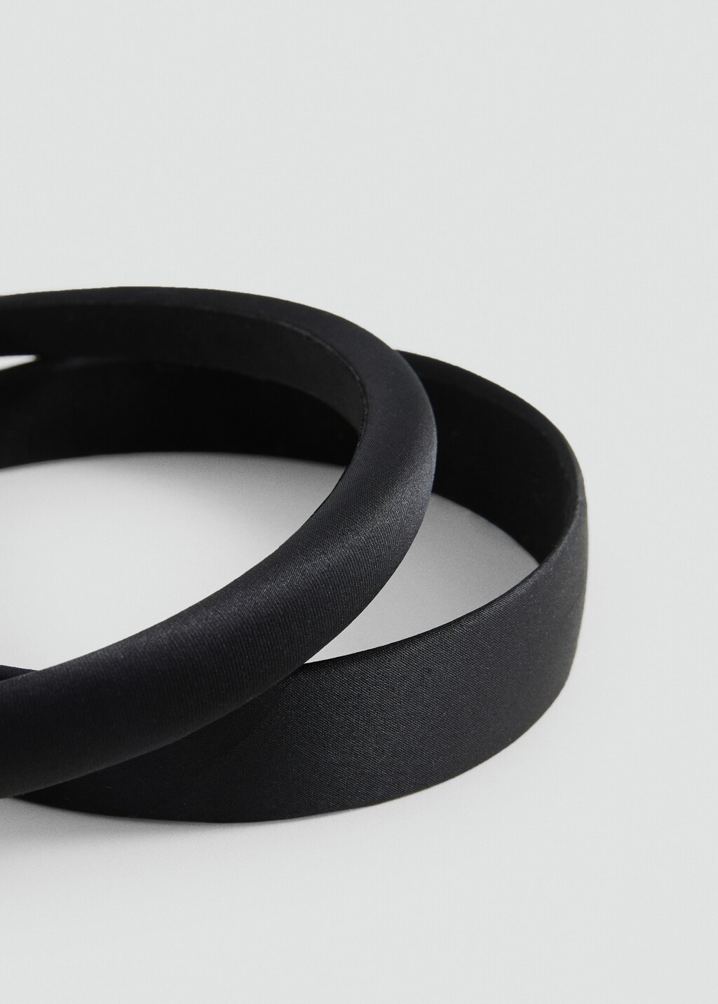 Set of 2 satin headbands