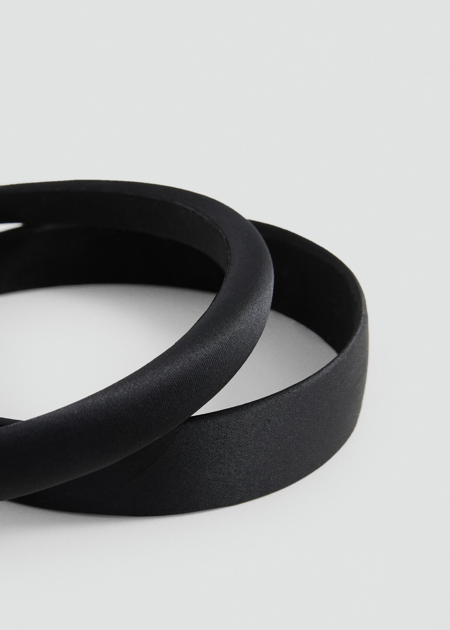 Set of 2 satin headbands - Medium plane