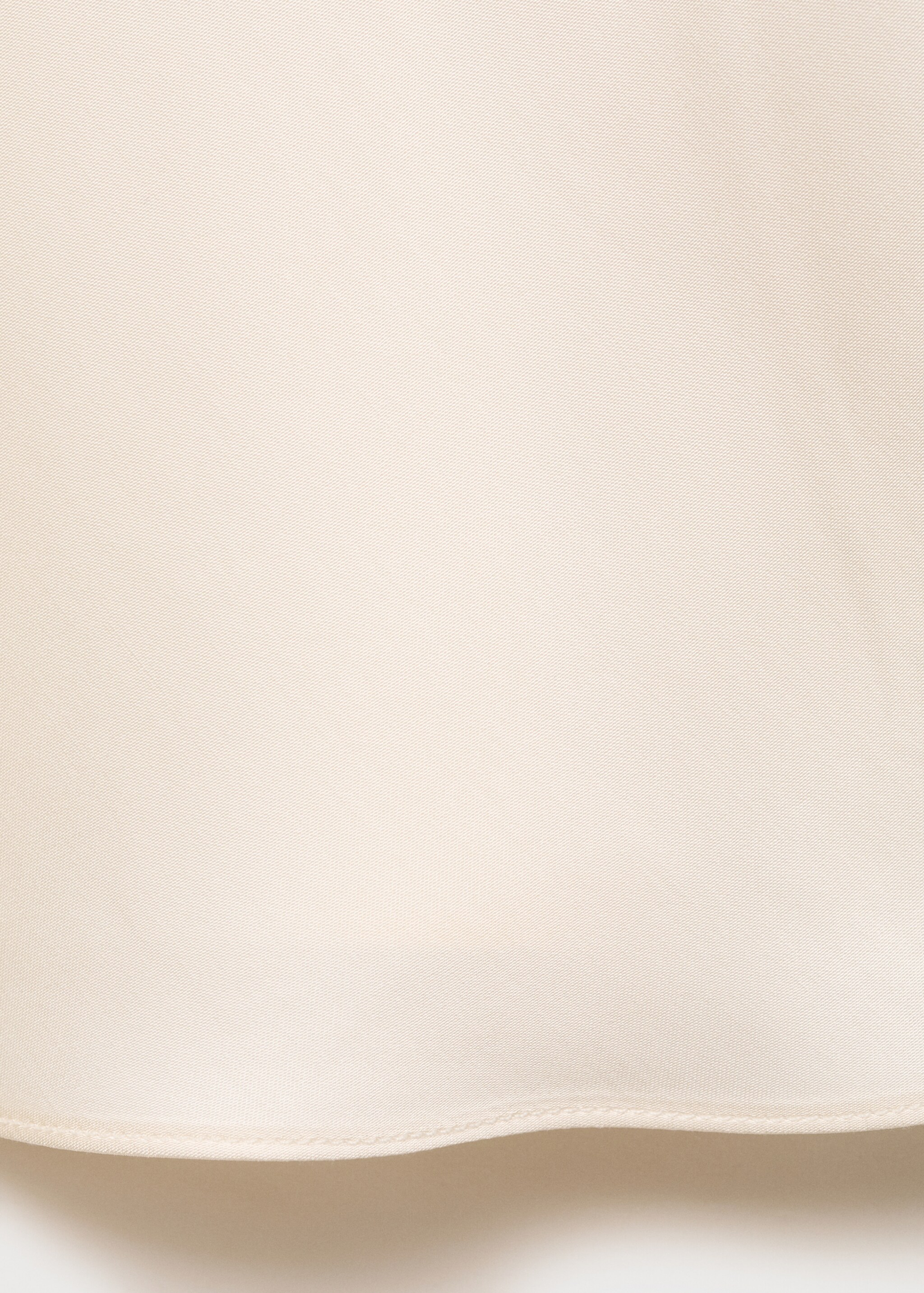 Satin blouse with draped neck - Details of the article 0