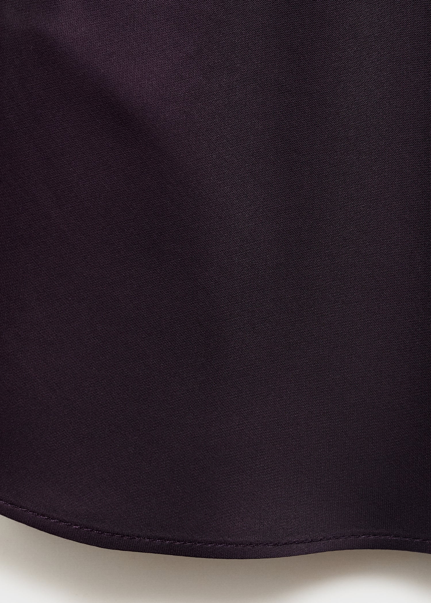 Satin blouse with draped neck - Details of the article 0