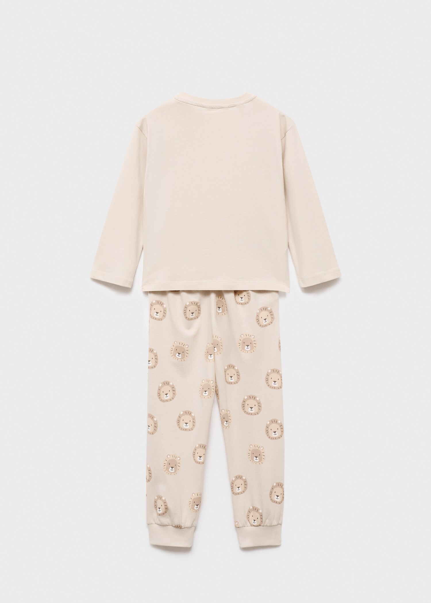 Pyjamas lions - Reverse of the article