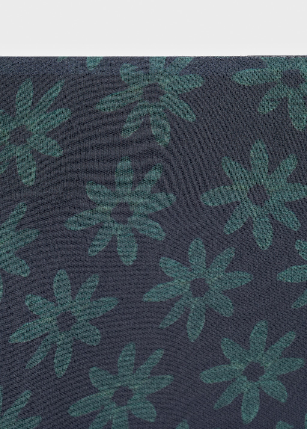 Asymmetrical floral skirt