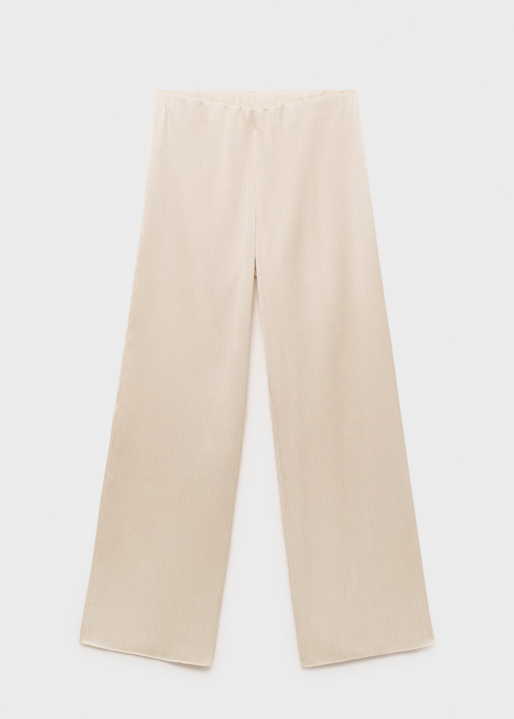 Pleated pants with elastic waist - image 5