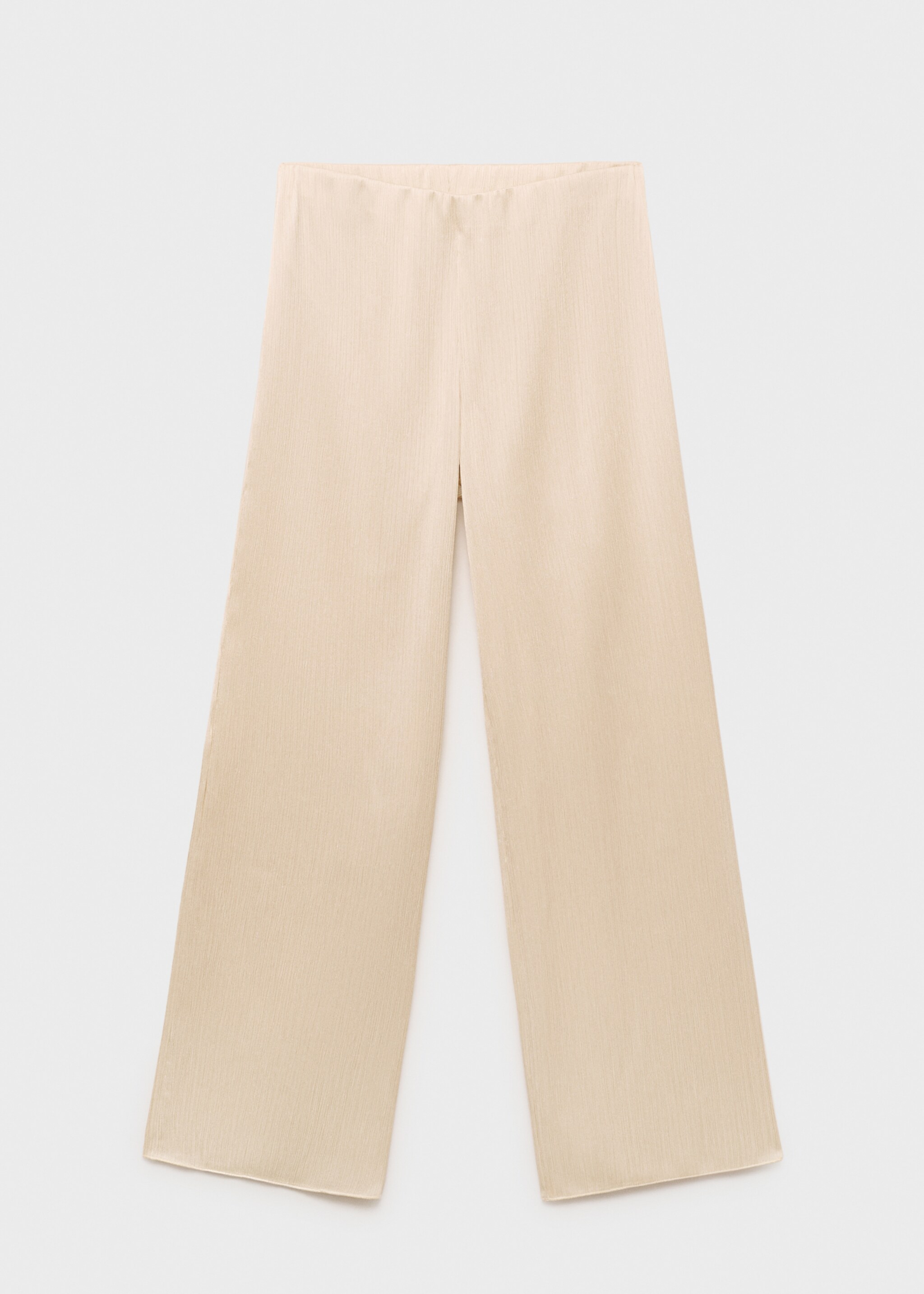 Pleated trousers with elastic waist - Article without model